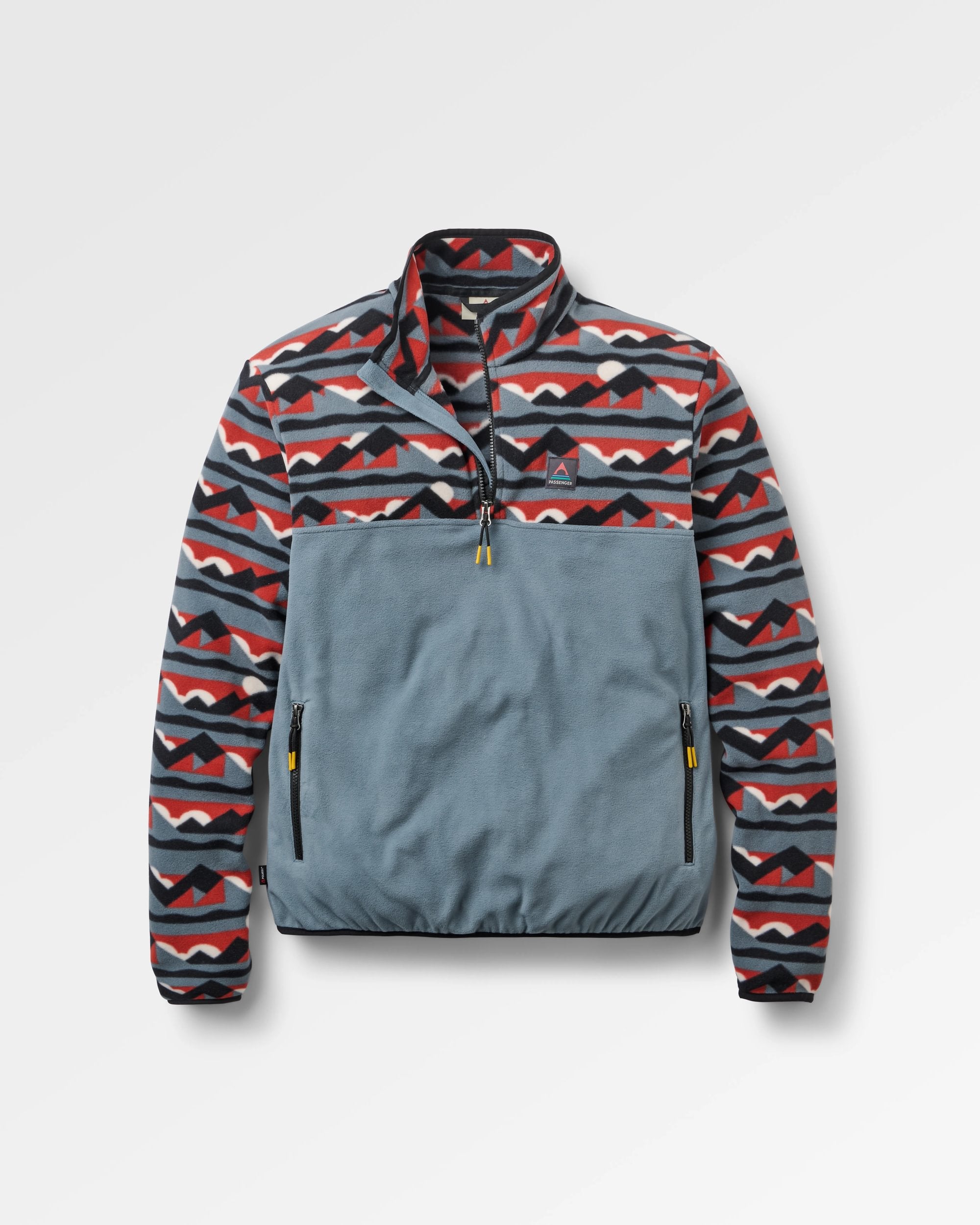 Set Off Recycled Polar 1/4 Zip Fleece 2.0 - Views Storm Grey - Flatlay