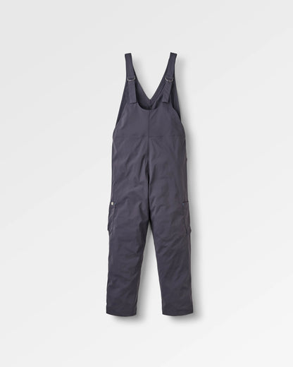 Refuel Ripstop Dungarees - Faded Black - Flatlay