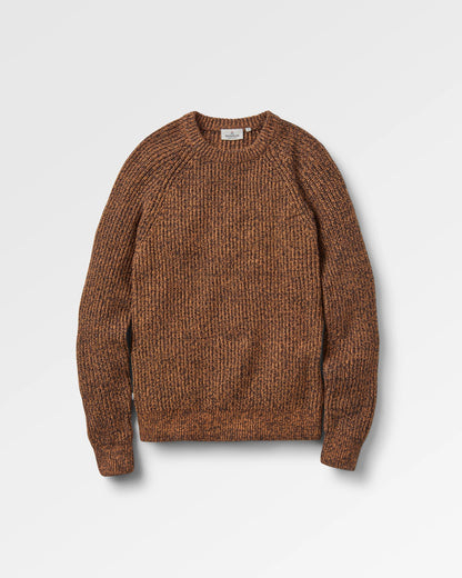 Fog Recycled Knitted Jumper - Dusty Ochre