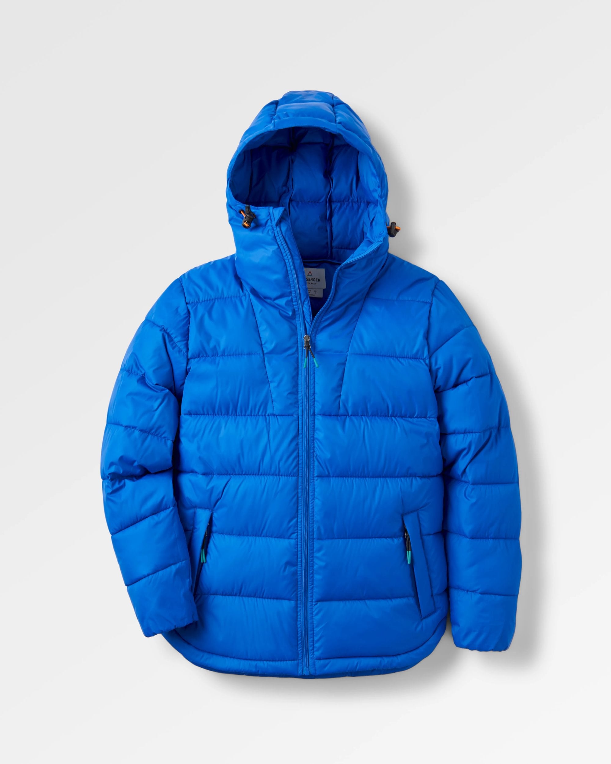 Kai Recycled Insulated Jacket - Azure Blue - Flatlay