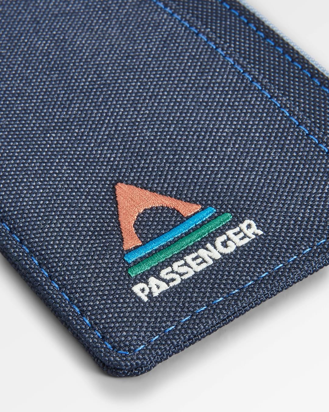 Recycled Card Holder - Dark Denim - Flatlay