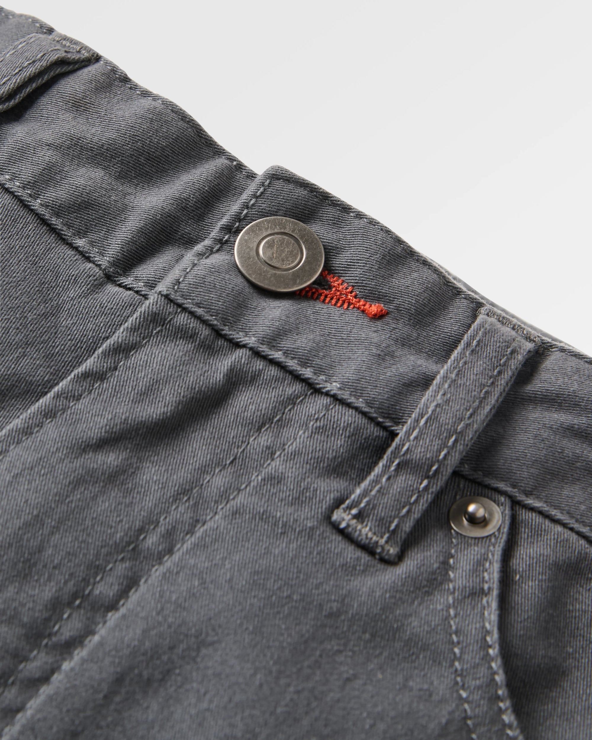 365 5 Pocket Trouser - Charcoal - Flatlay