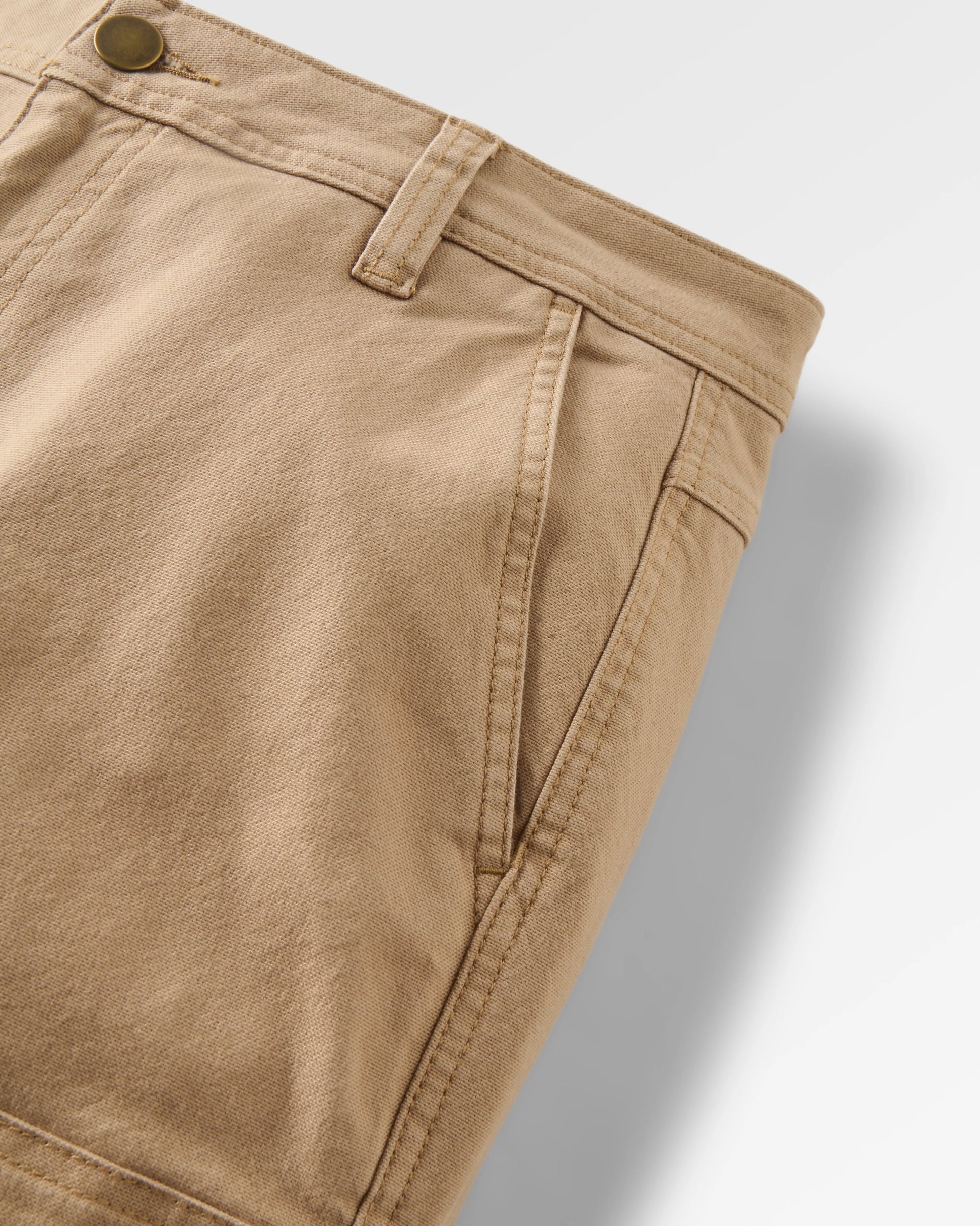 Vantage 2.0 Organic Cotton Trouser - Biscuit - Flatlay