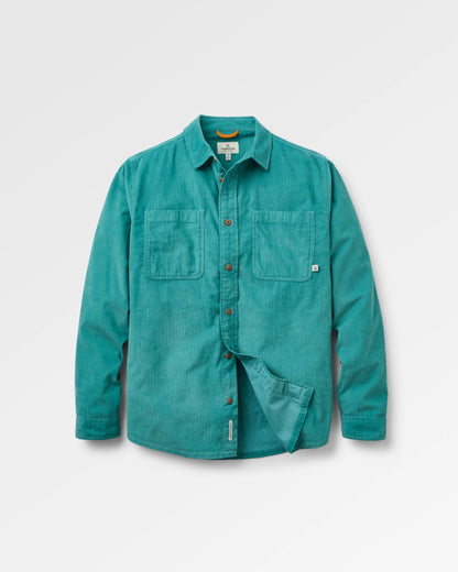 Backcountry Cord Light Shirt - Ocean Teal - Flatlay