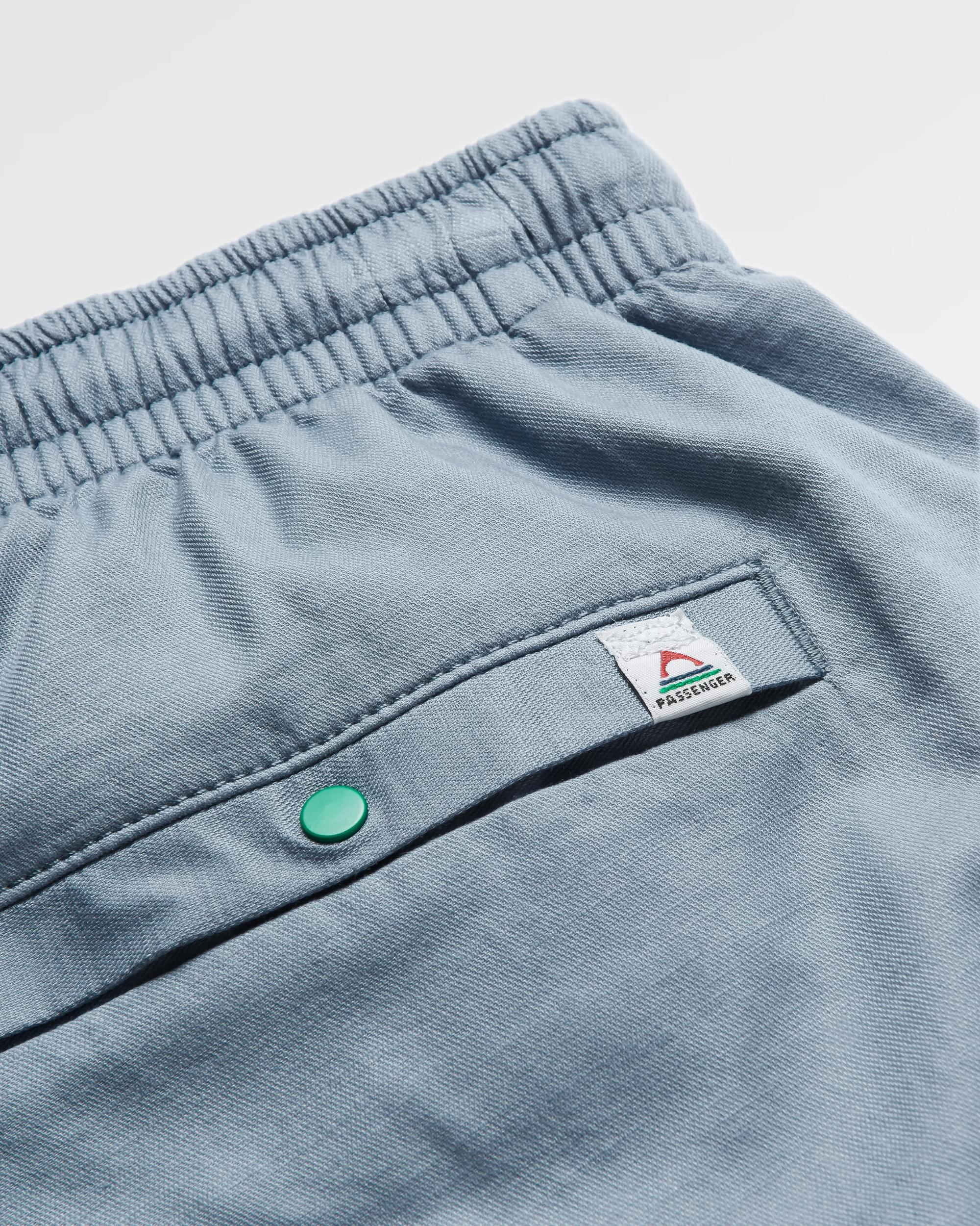 Basswood Organic Cotton Short - Faded Denim - Flatlay