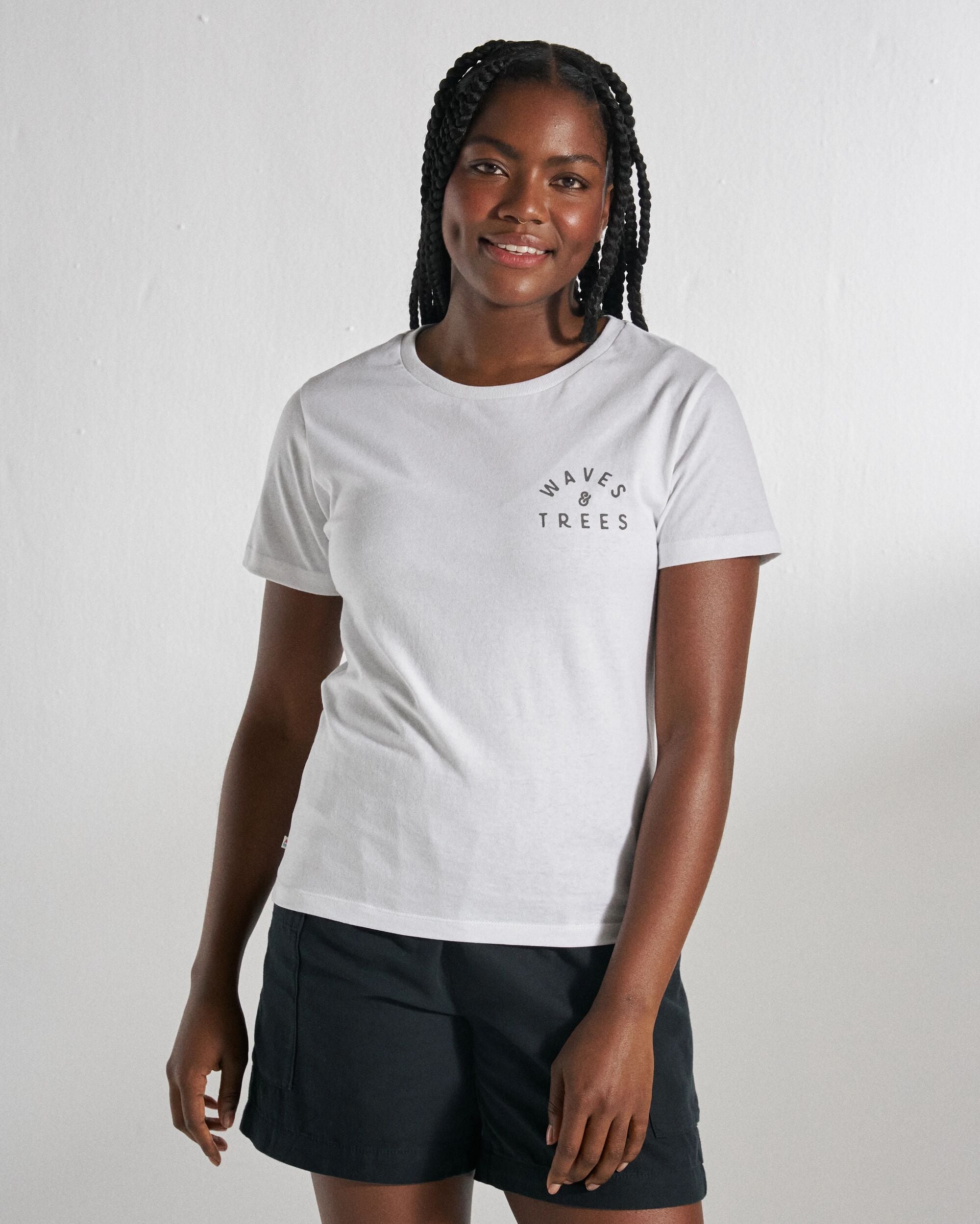 Penida T-Shirt - White - Studio Model