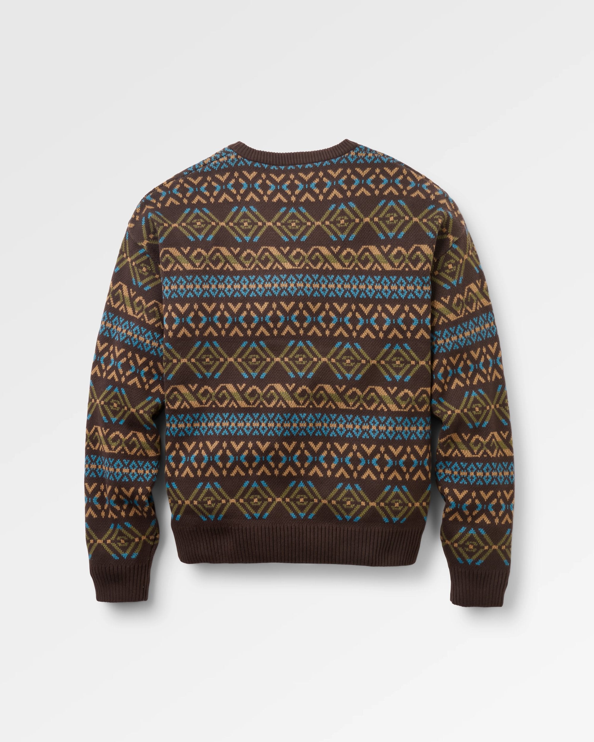 Hornbeam Knitted Jumper - Espresso - Flatlay