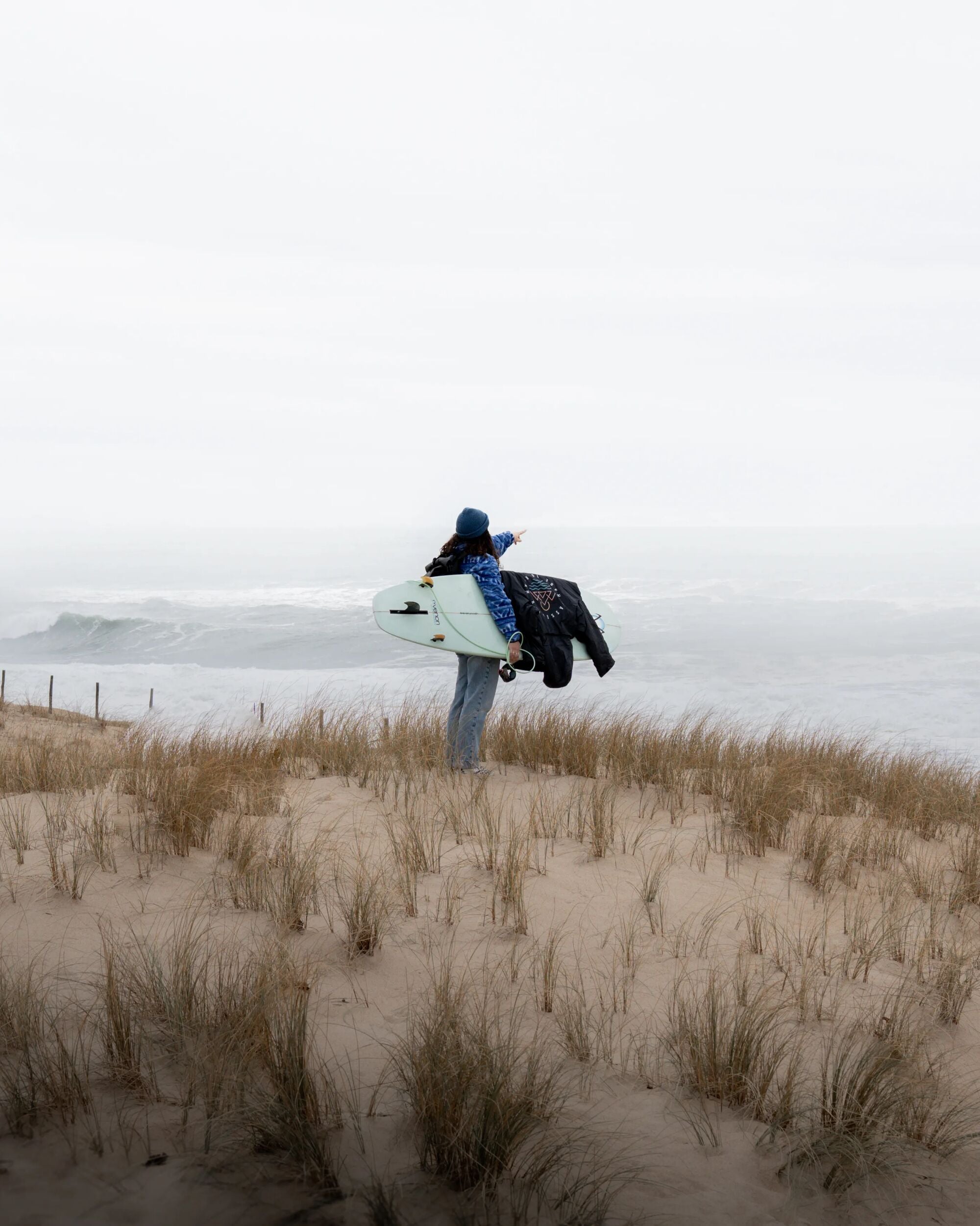 Ravi Sherpa Fleece - Tracks Electric Blue - Lifestyle