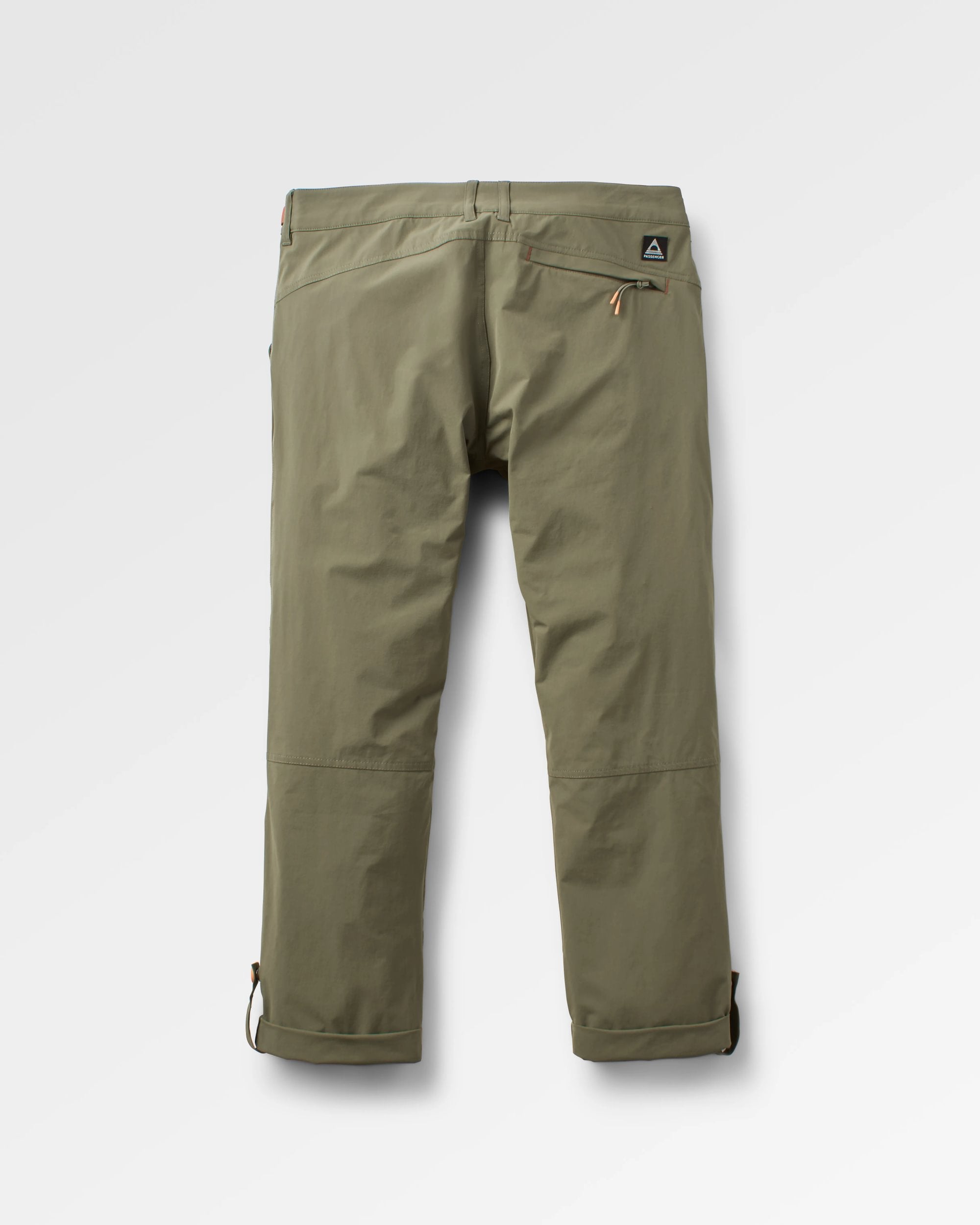 365 Trail Roll Up Trouser - Khaki - Flatlay
