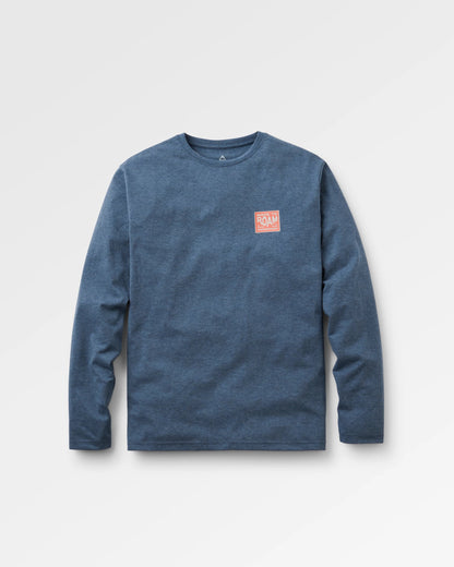 Beechey LS T-Shirt - Rich Navy - Flatlay
