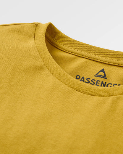 NWB Recycled Cotton T-Shirt - Heritage Yellow - Flatlay