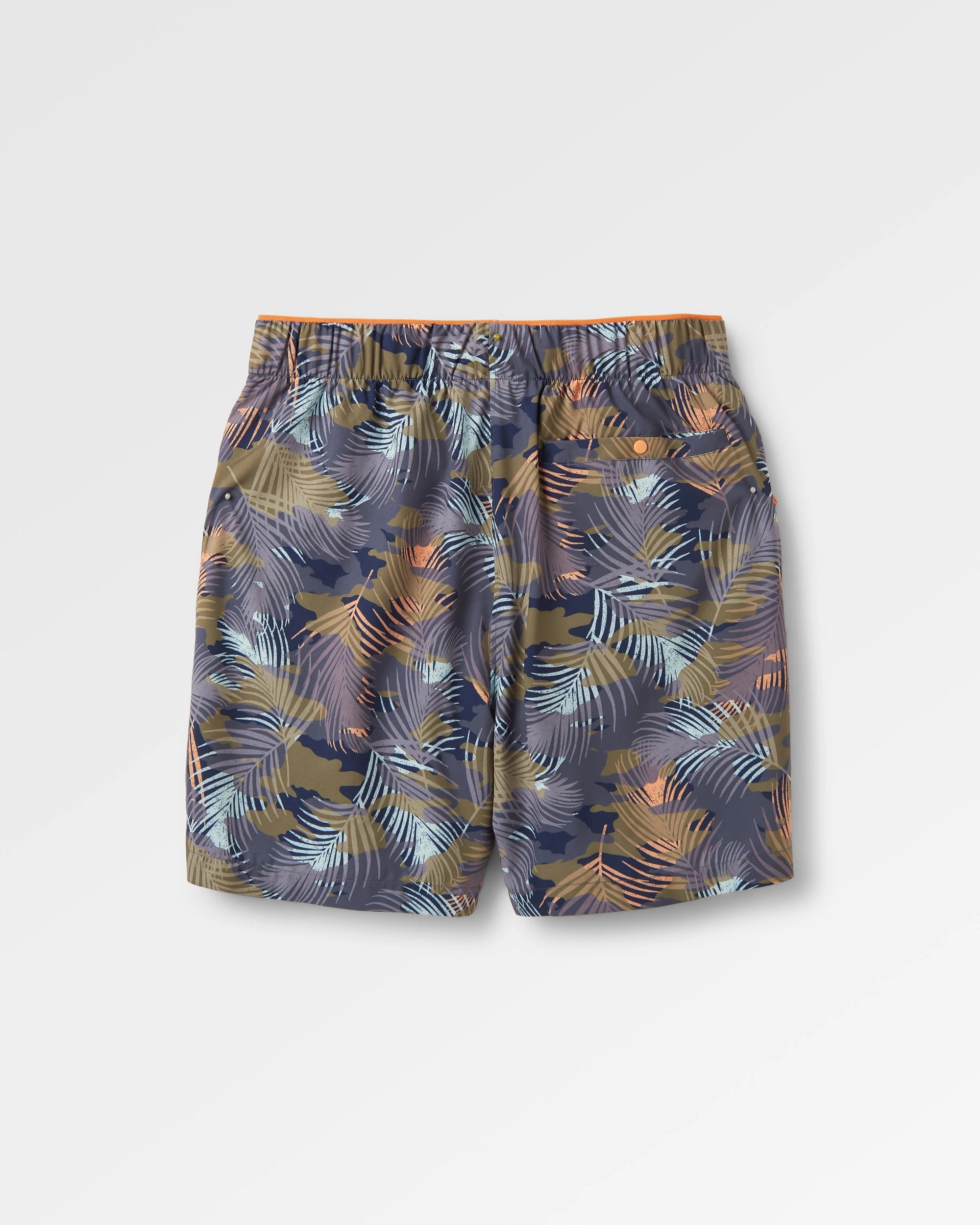 Sandune Recycled Trail Short - Palm Camo Apricot - Flatlay