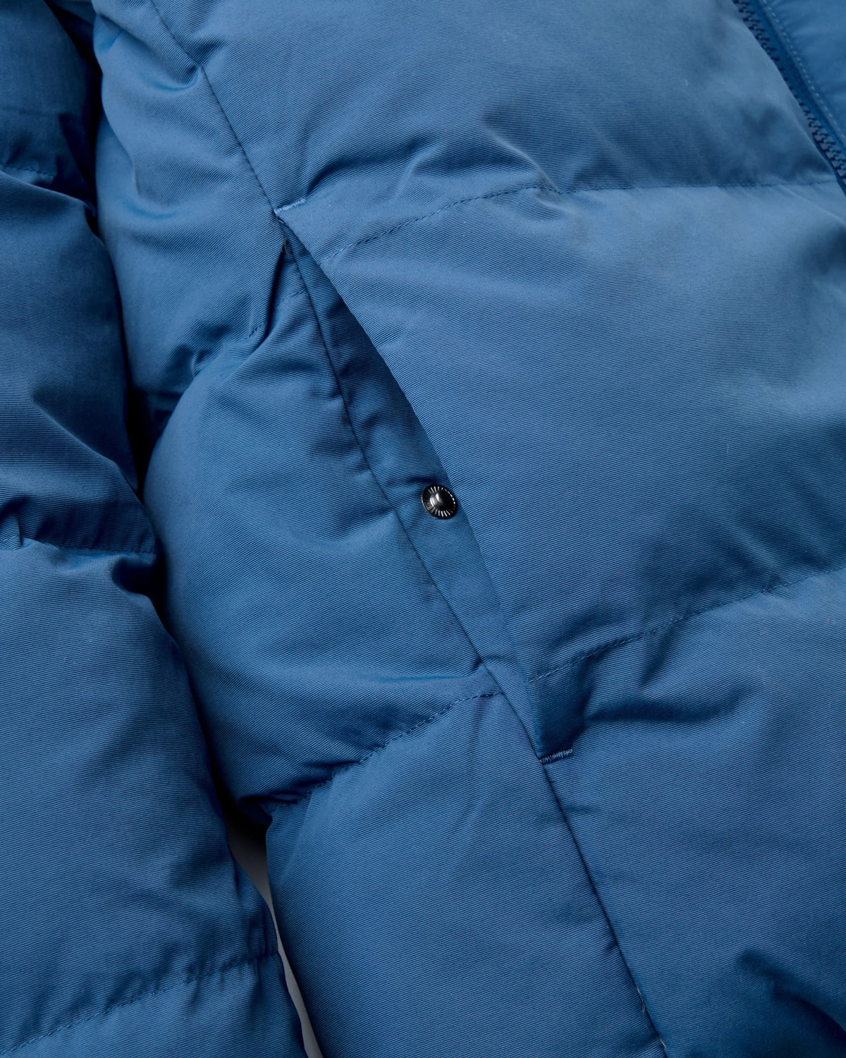 Oceanic Heavyweight Insulated Full Zip Jacket - Dark Denim - Flatlay