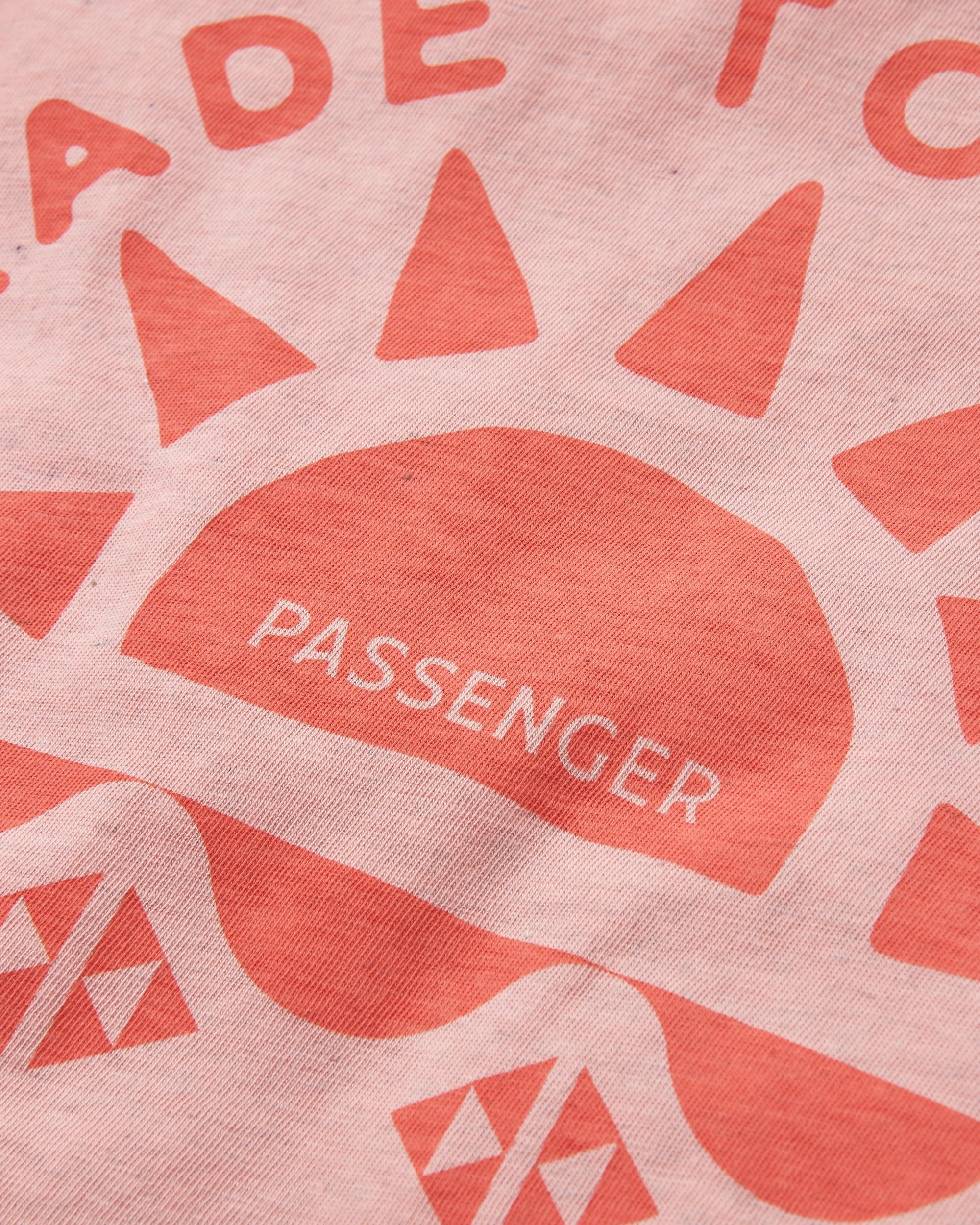 Sunburst Organic Vest - Soft Shell Pink - Flatlay