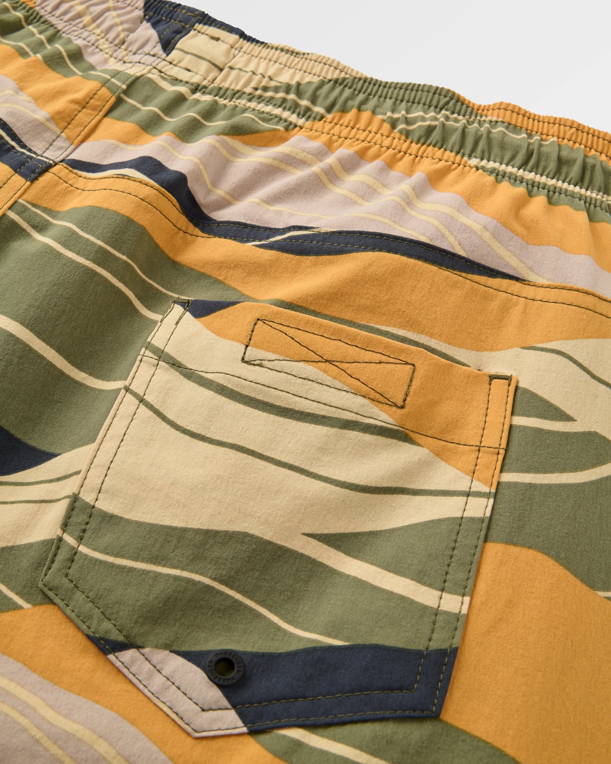 Drifter NetPlus® Beach Linerless Short - Mountain Sunset Khaki - Flatlay