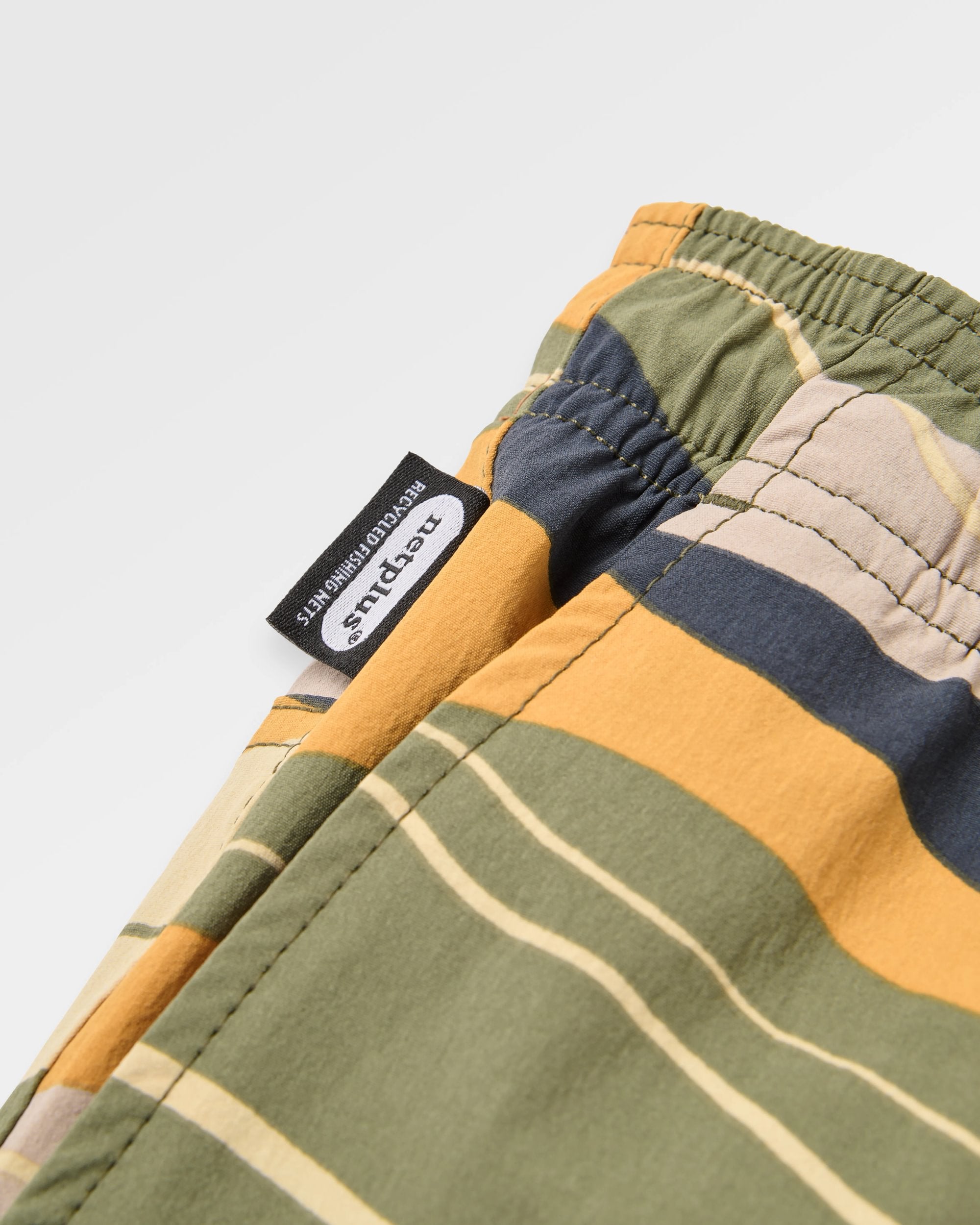 Drifter NetPlus® Beach Linerless Short - Mountain Sunset Khaki - Flatlay