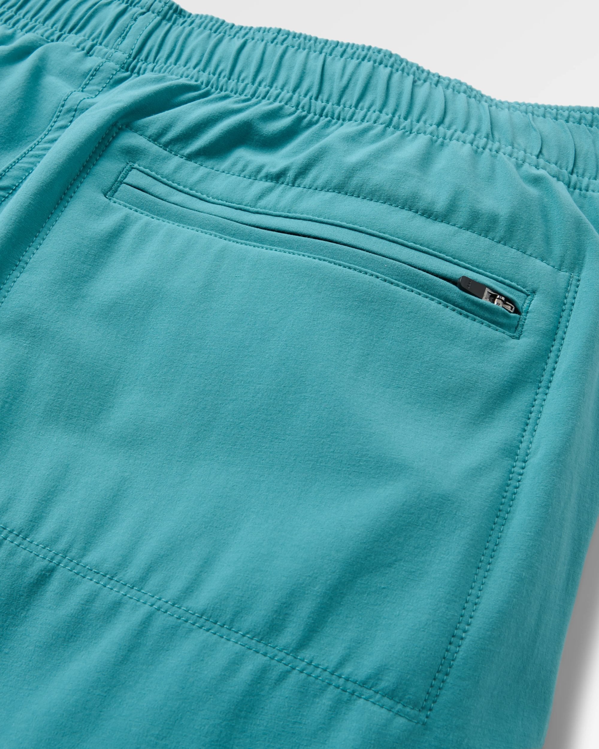 Traveller All Purpose Short - Ocean Teal - Flatlay
