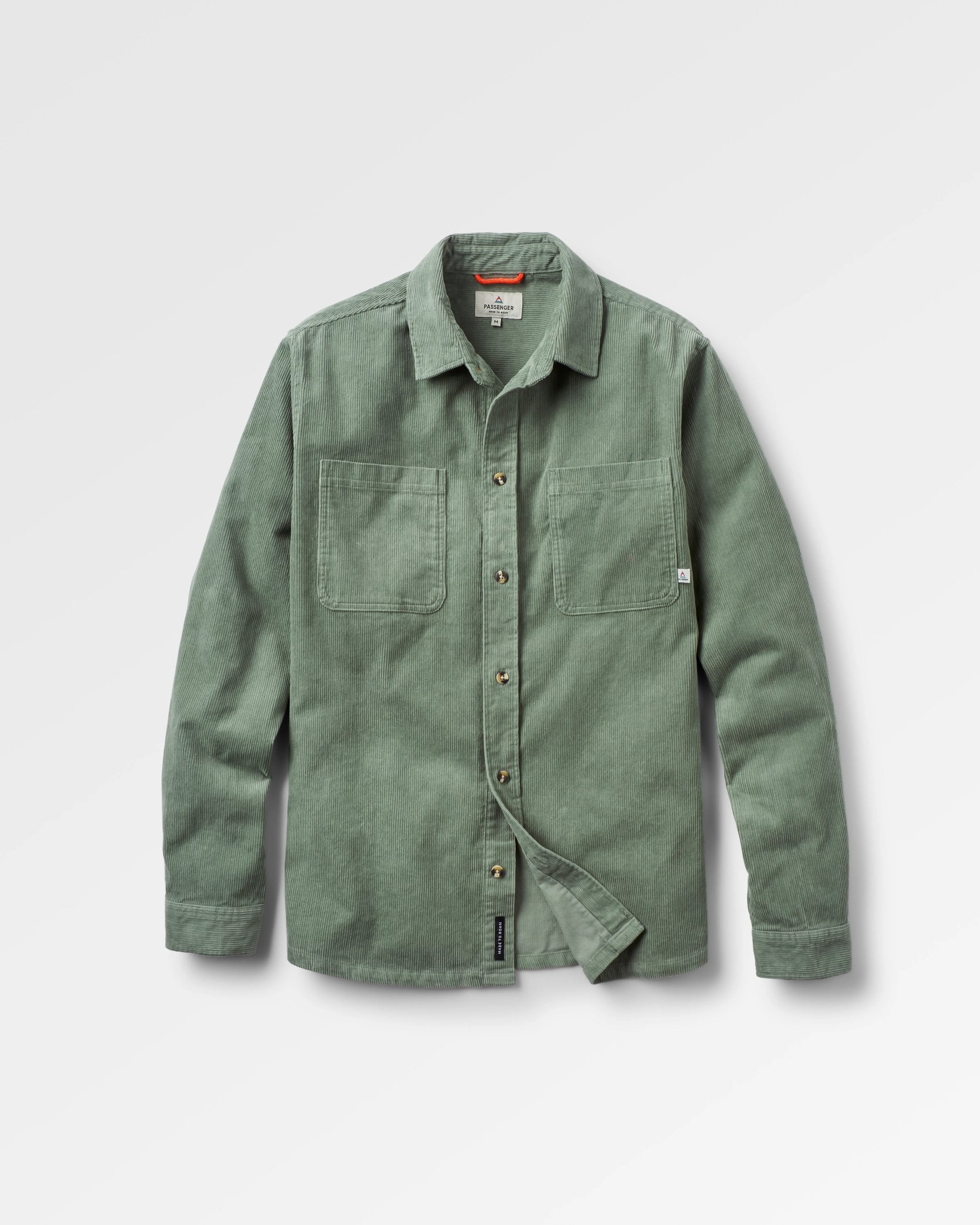 Backcountry Cord Shirt - Pistachio - Flatlay