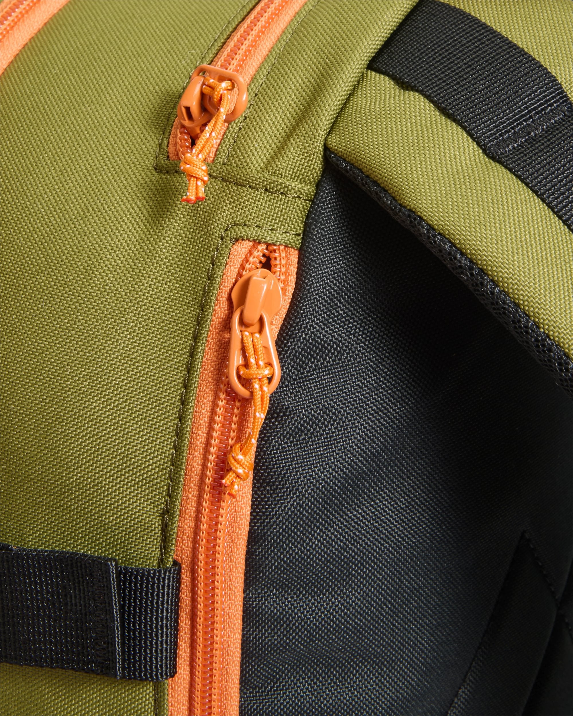 Boondocker Zip 22L Backpack - Black/Khaki - Flatlay
