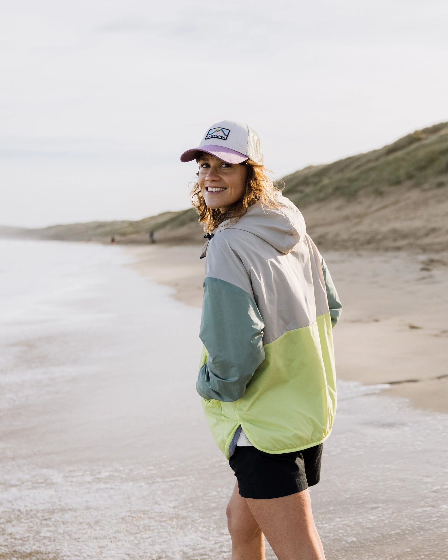 Moonlight Recycled Insulated Smock - Lime Juice