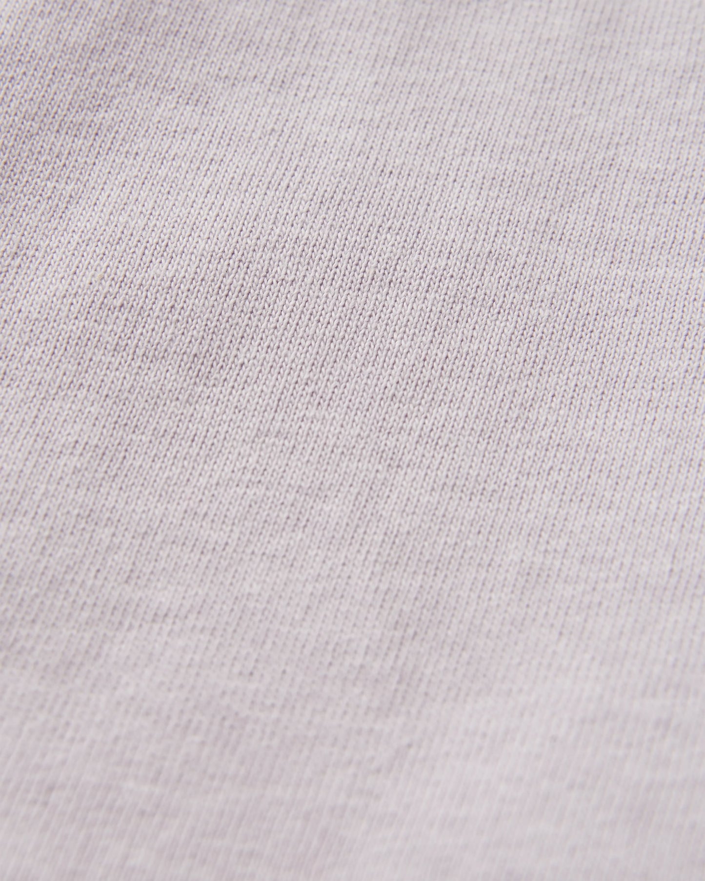 Classic Recycled Cotton LS T-Shirt - Lilac Mist - Flatlay