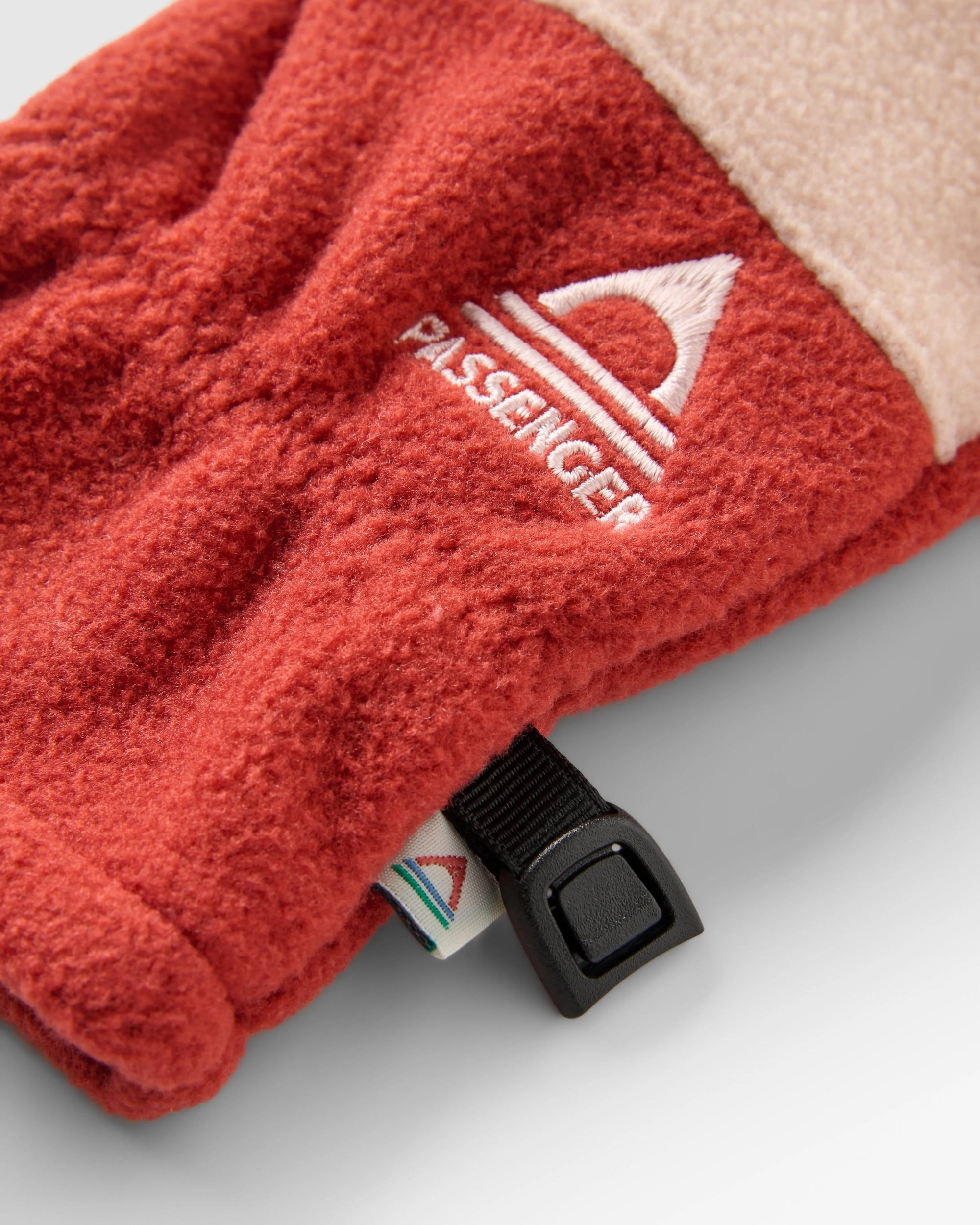 decke mit handschuhen Daytrip Polar Fleece Handschuhe Ockerrot/Blush – Passenger