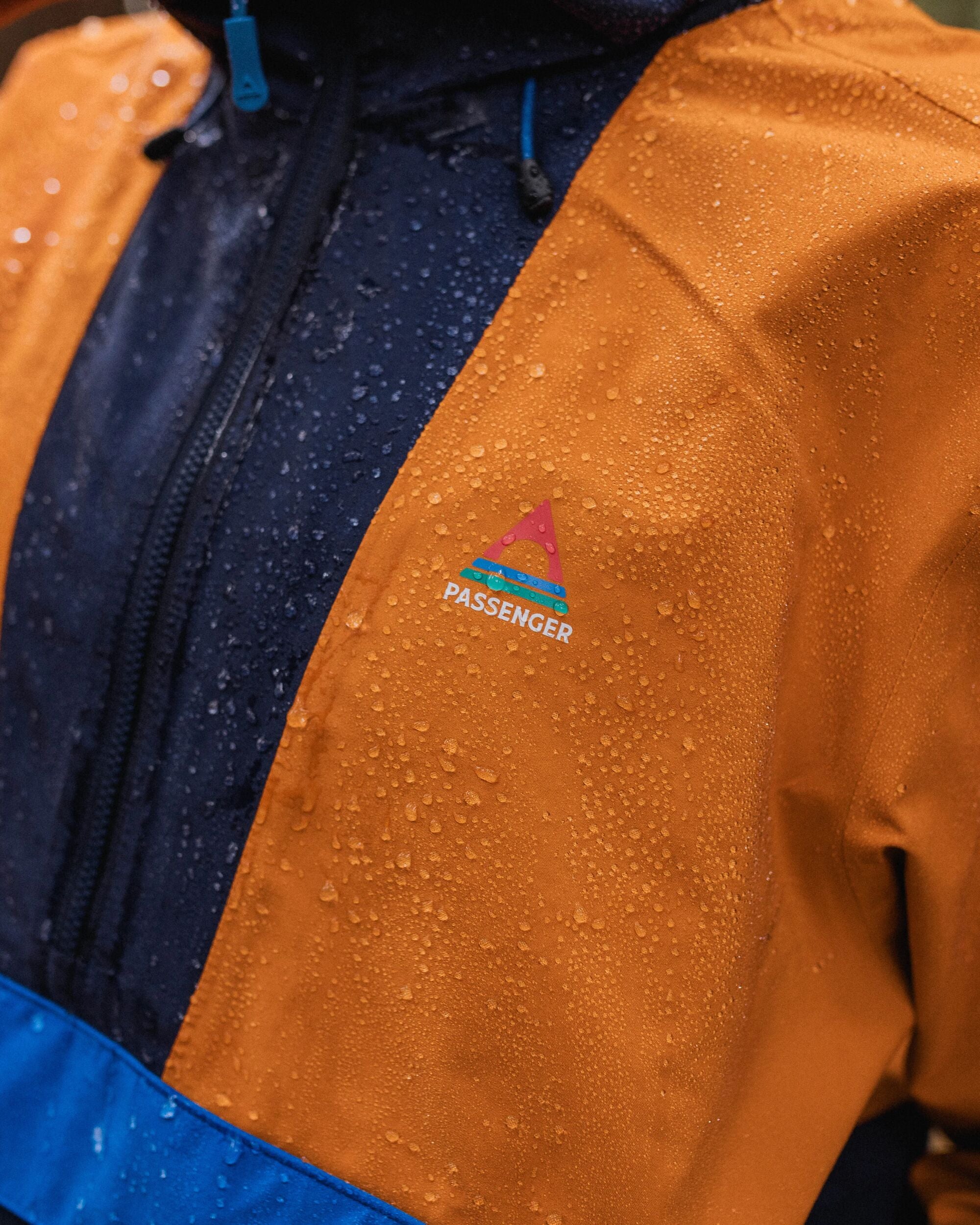Skyline Recycled Waterproof Anorak - Sunrise Orange - Lifestyle