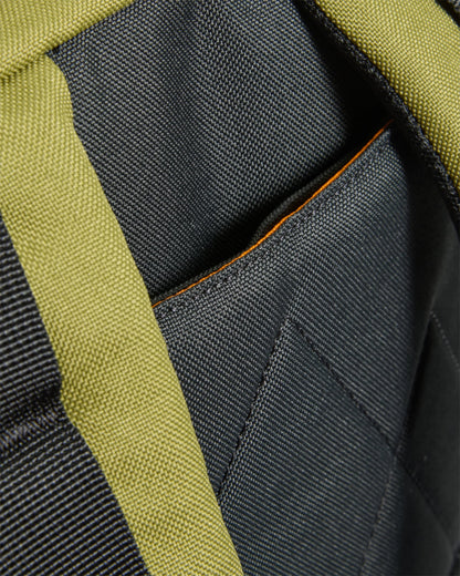 Boondocker Expandable Travel Pack - Black/Khaki - Flatlay