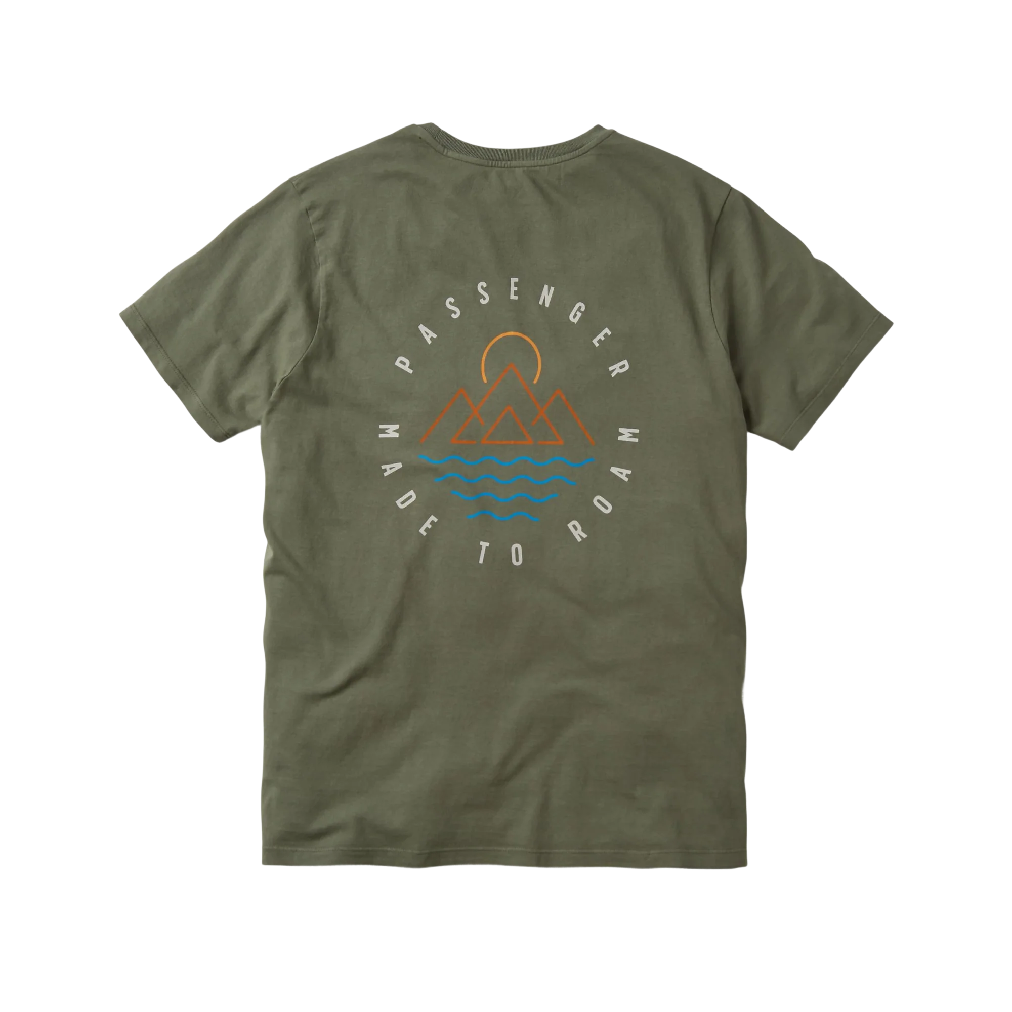 Escapism Baumwoll-T-Shirt - Staubige Olive