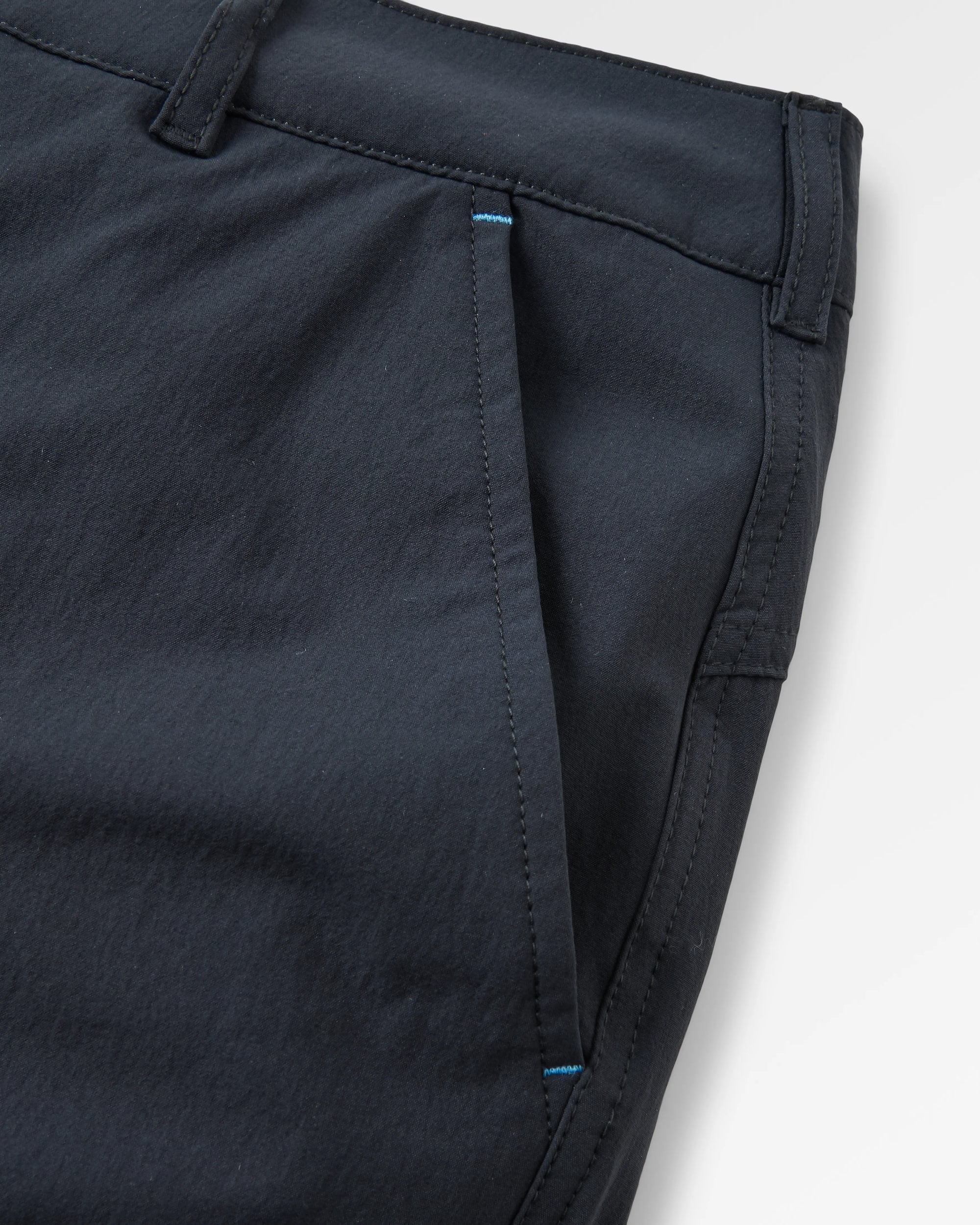 365 Trail Roll Up Trouser - Black - Flatlay