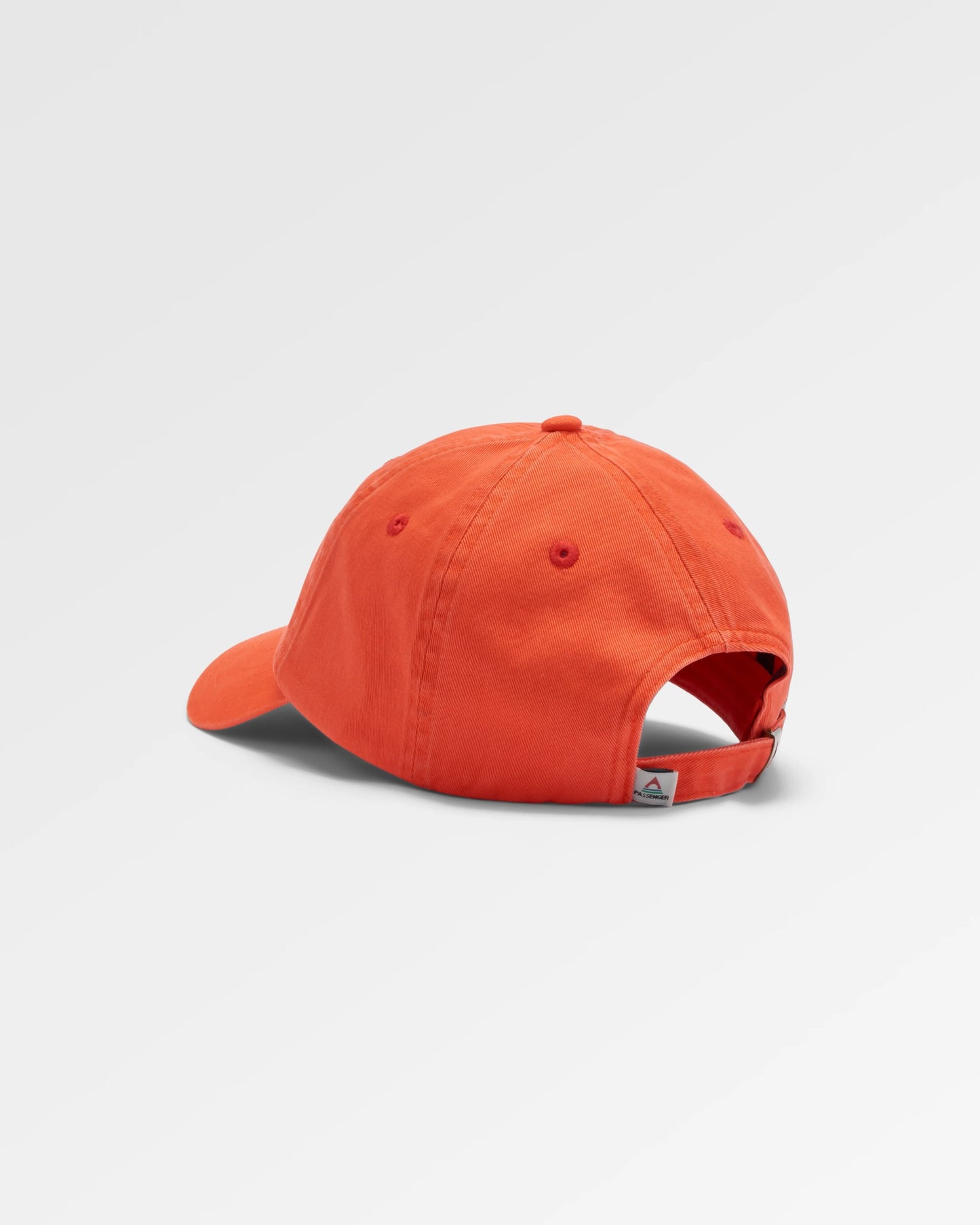 Classic Recycled Cotton 6 Panel Cap - Ember Orange