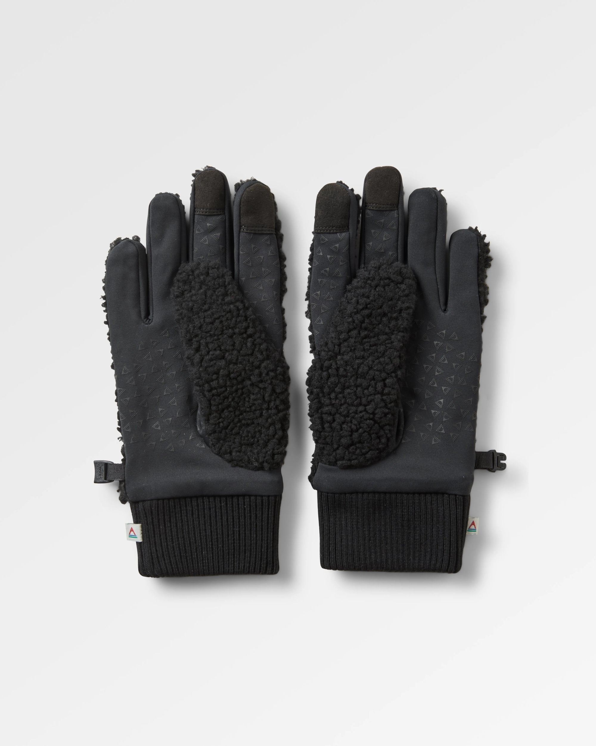 Schneefall Sherpa Handschuhe - Schwarz