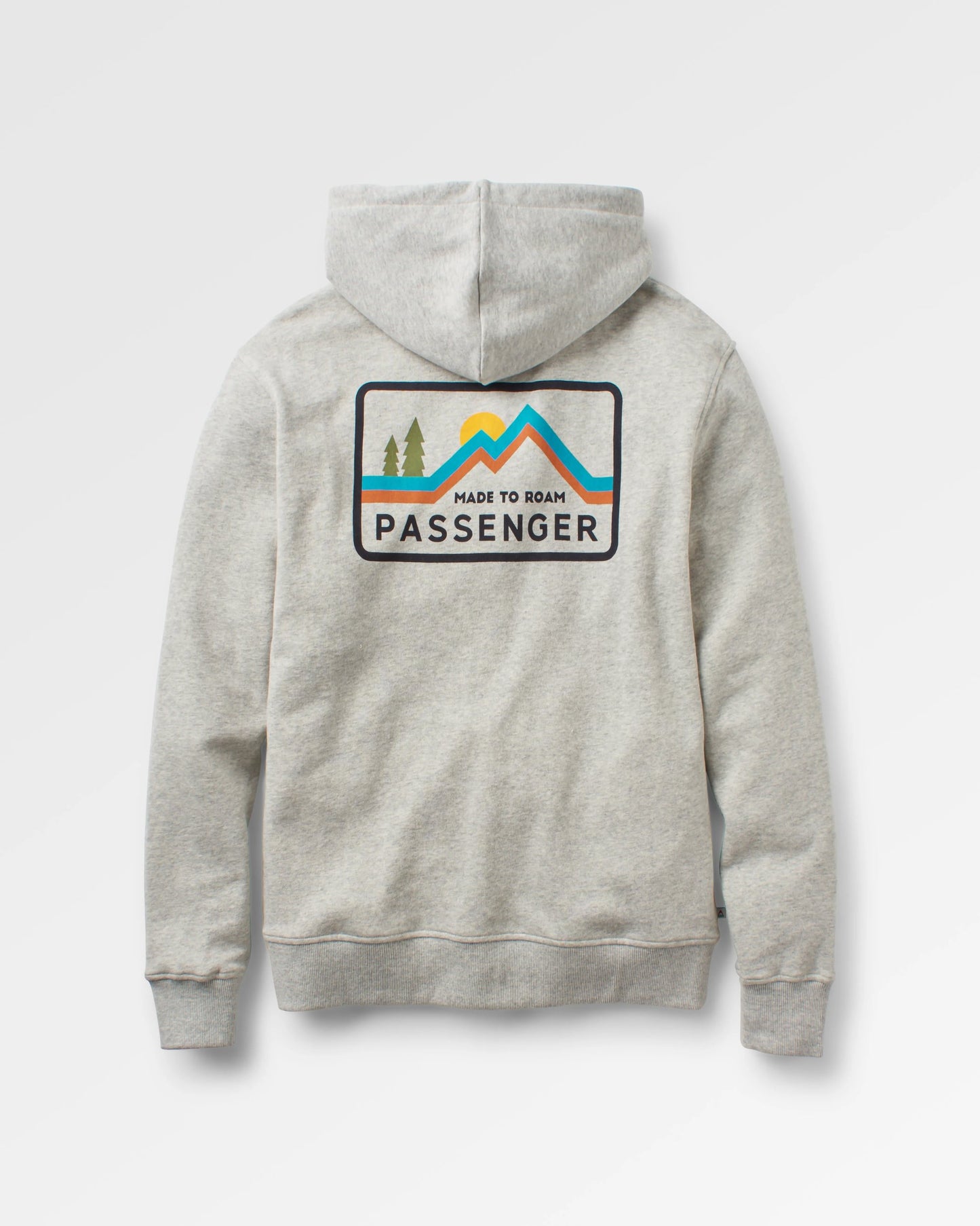 Made To Roam Recycled Hoodie - Grey Marl