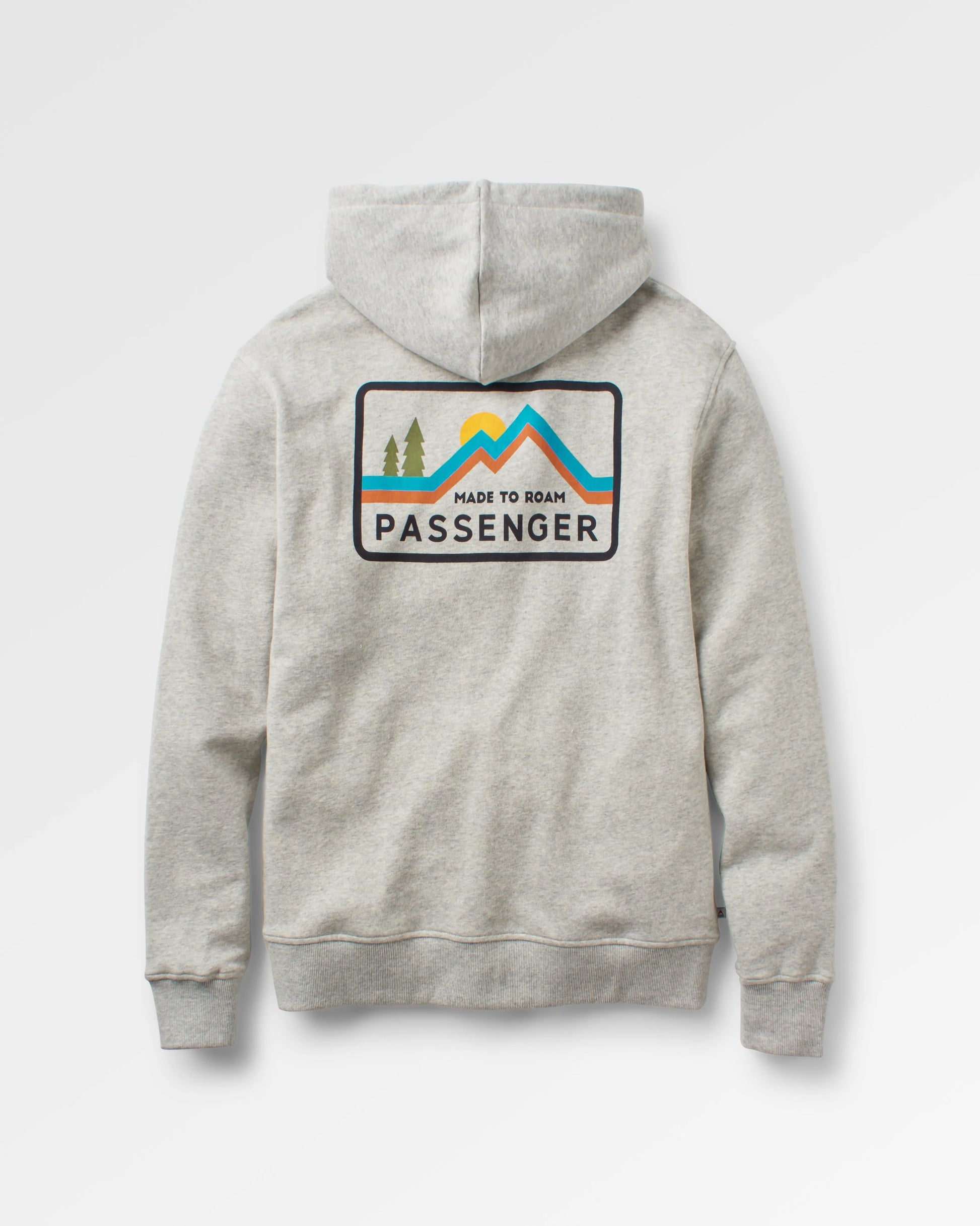 Made To Roam Recycled Hoodie - Grey Marl