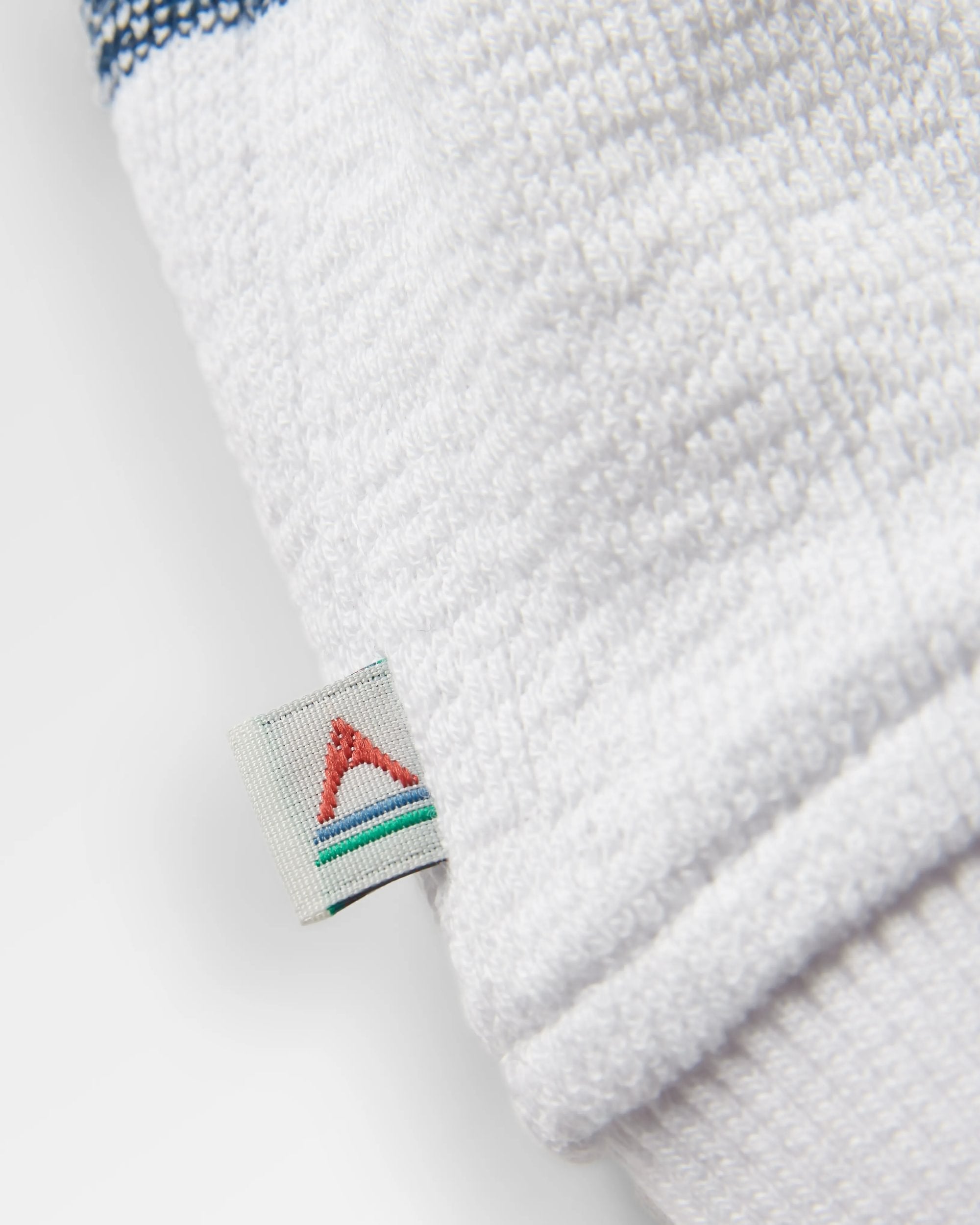 Graceful Textured LS Top - Navy Stripe - Flatlay