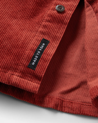 Backcountry Cord Shirt - Red Ochre