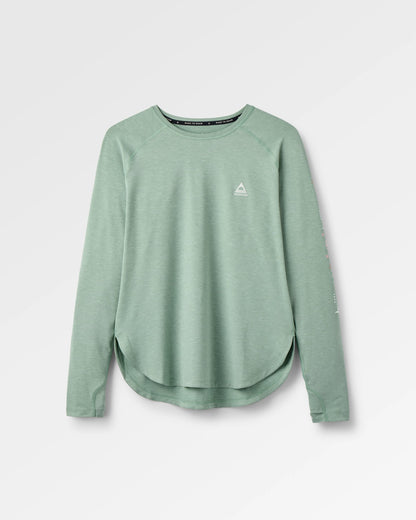Sunvale Lightweight UPF50 LS T-Shirt - Pistachio Marl - Flatlay