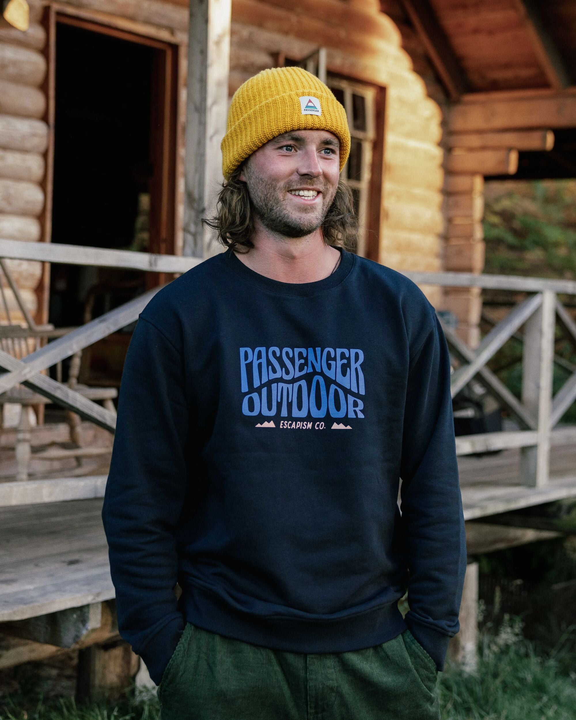 Yuca Organic Cotton Sweatshirt - Black - Lifestyle