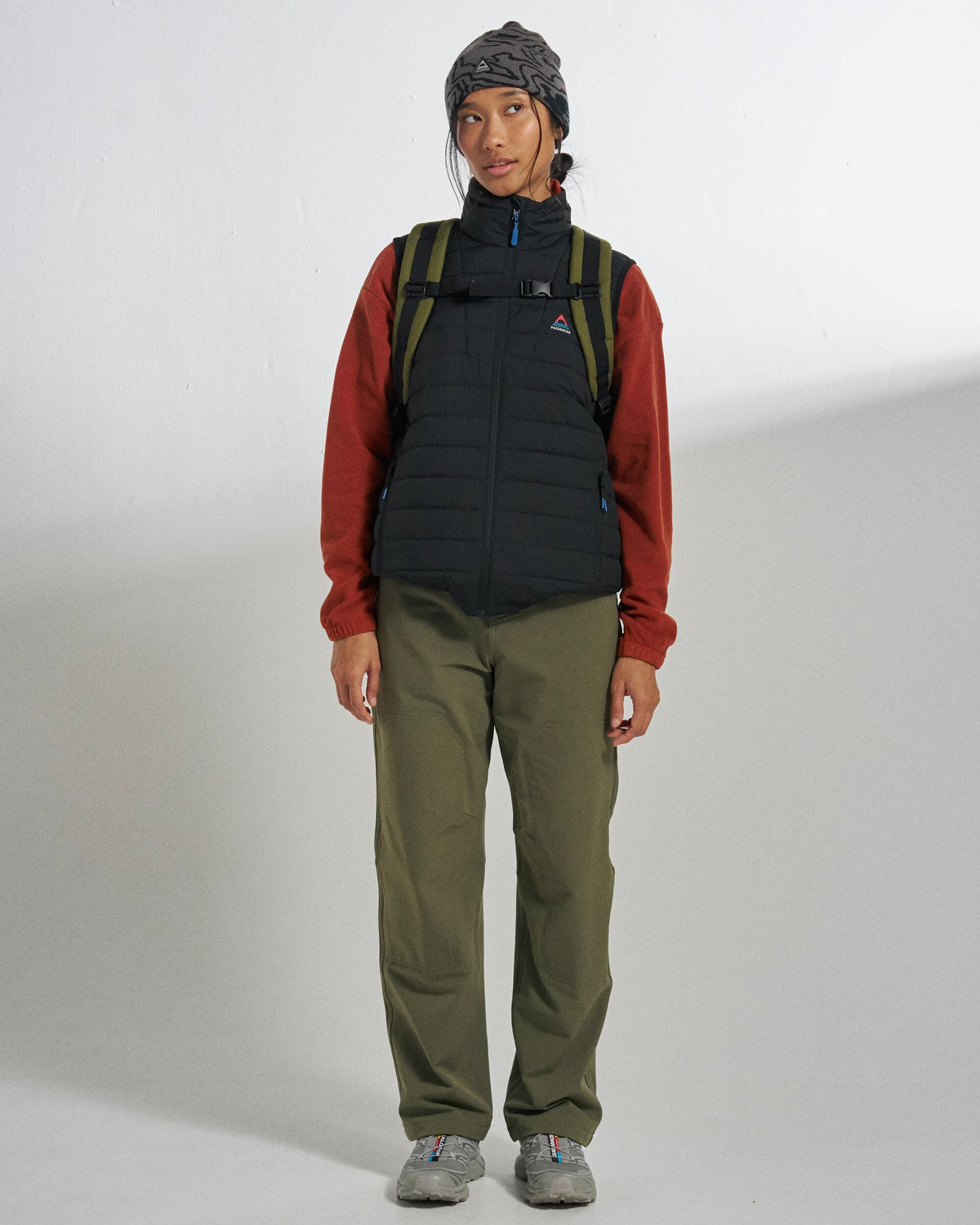 Northstar Down Gilet - Black - Studio Model