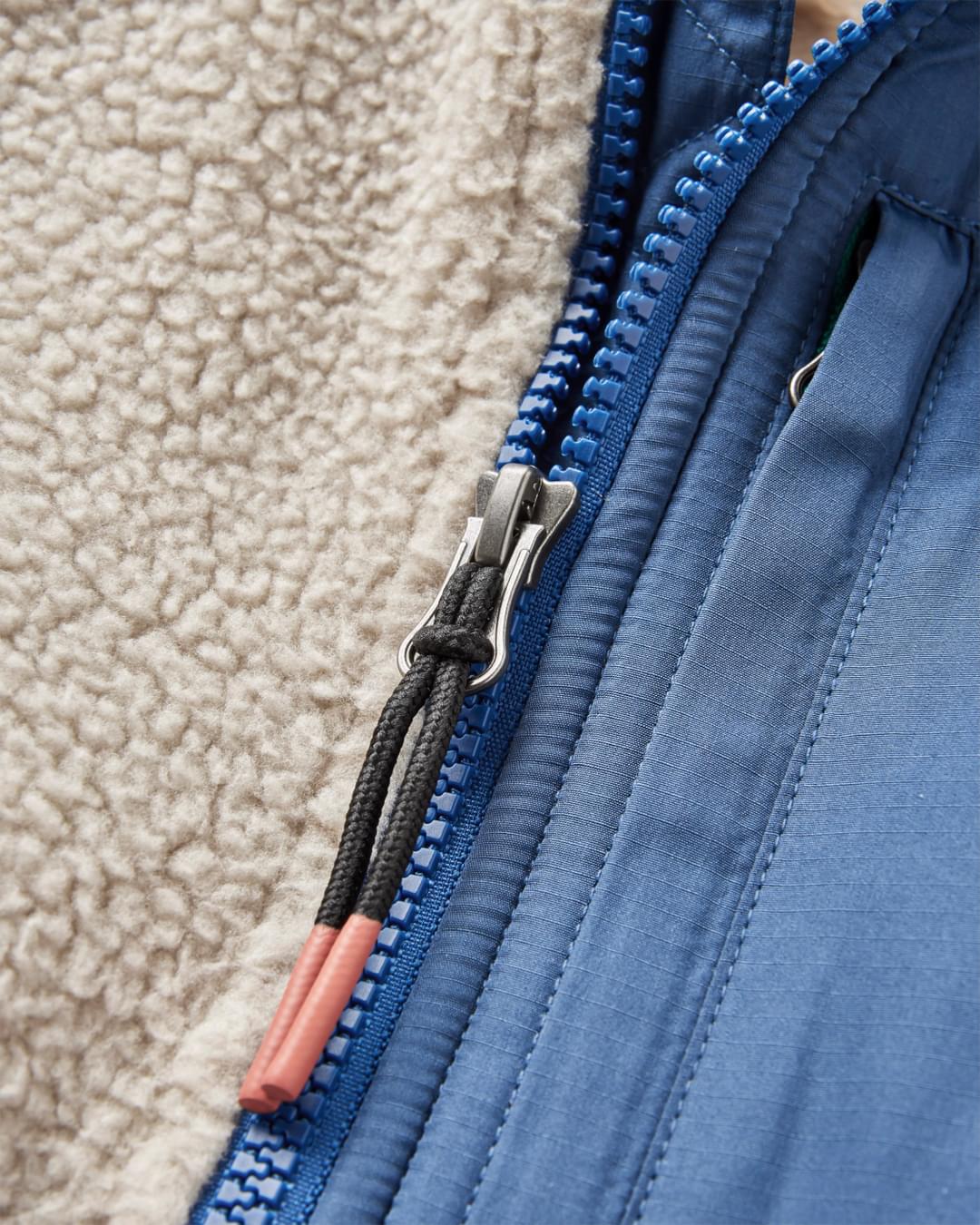 Home Recycled Sherpa Fleece - Oatmeal - Flatlay