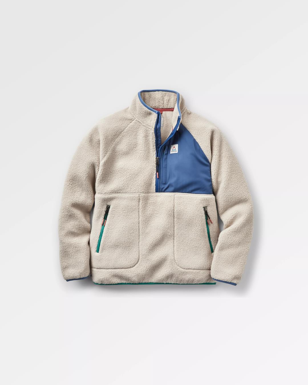 Home Recycled Sherpa Fleece - Oatmeal - Flatlay