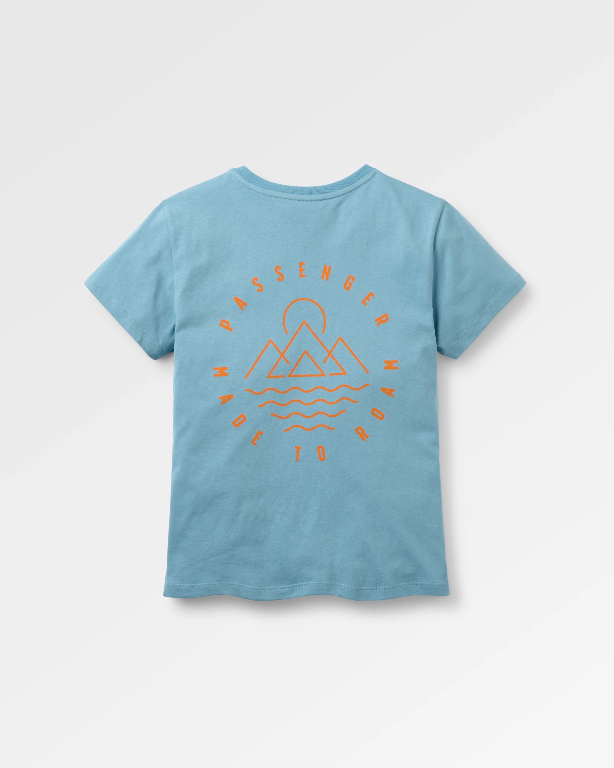 Remote T-Shirt - Faded Denim - Flatlay