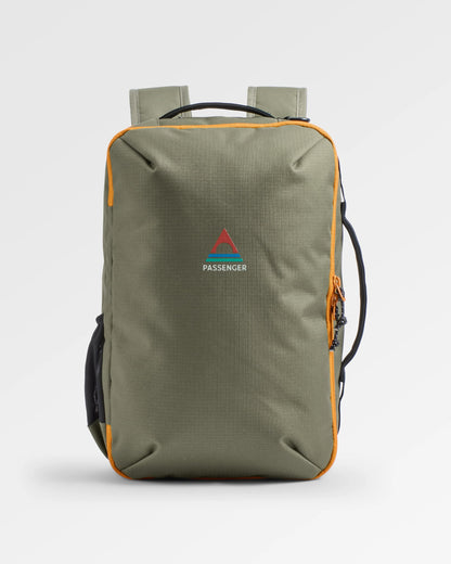 Wayfarer Recycled Backpack Duffel - Khaki - Flatlay