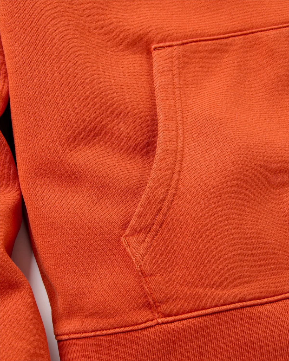 Boundless Relaxed Fit Hoodie - Dark Rust - Flatlay
