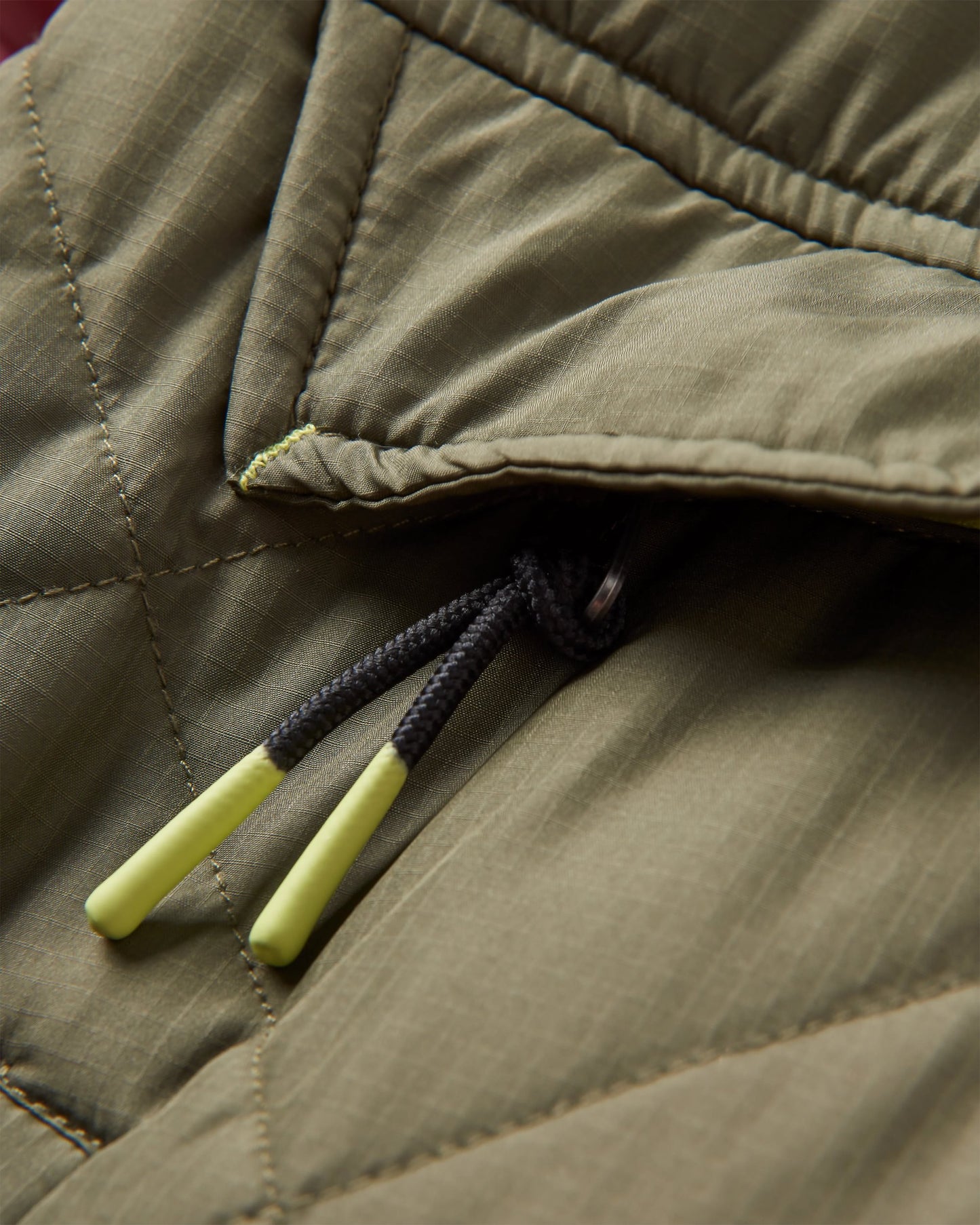 Ocean Recycled Insulated 1/2 Zip Jacket - Dusty Olive