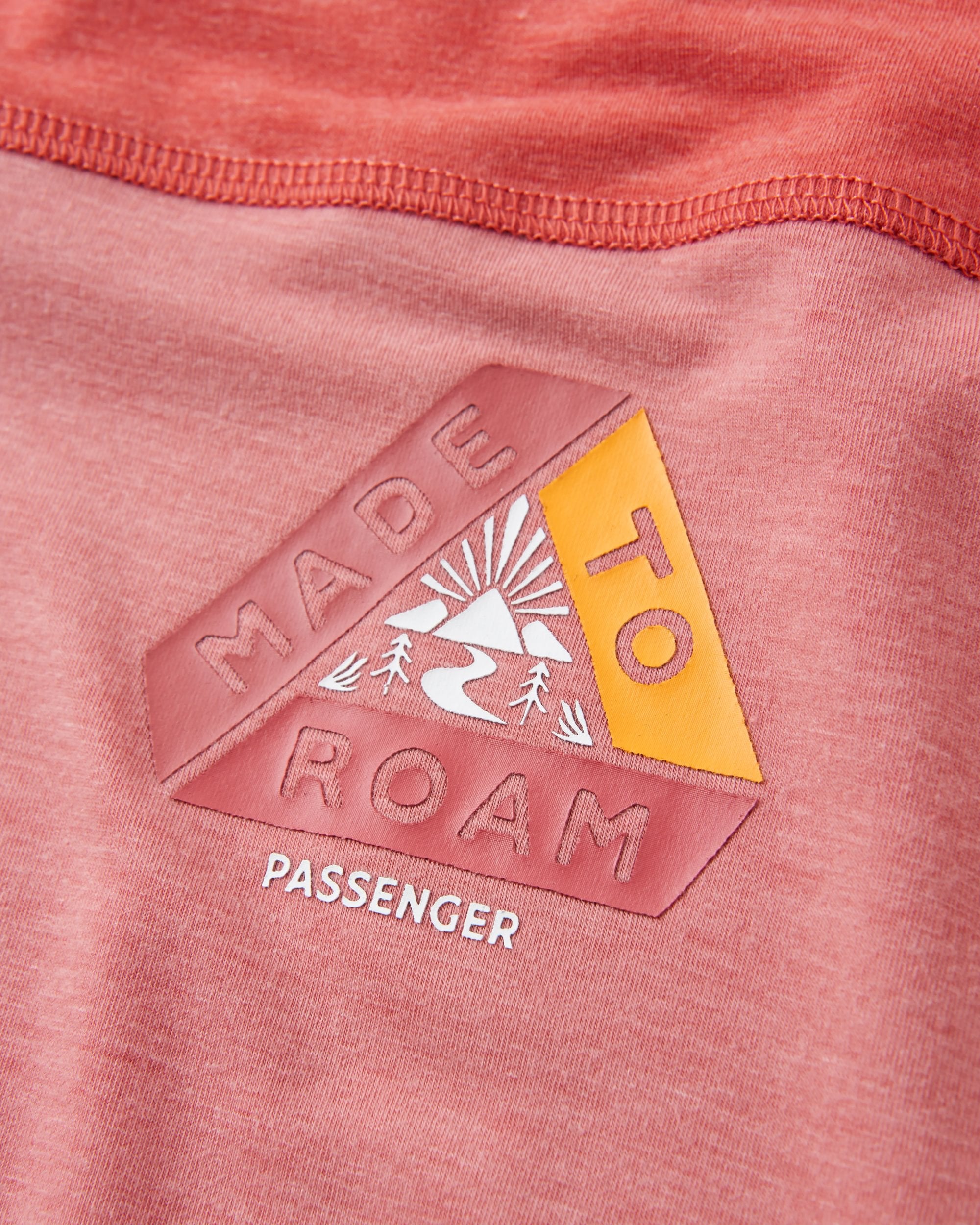 Sorrento Recycled Active LS T-Shirt - Dusty Rose - Flatlay