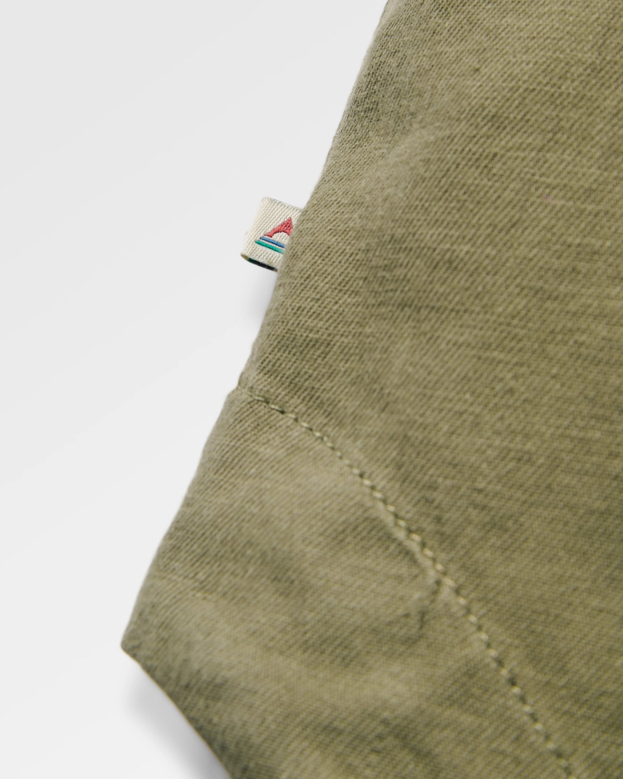 Hydrilla LS Shirt Dress - Dusty Olive - Flatlay
