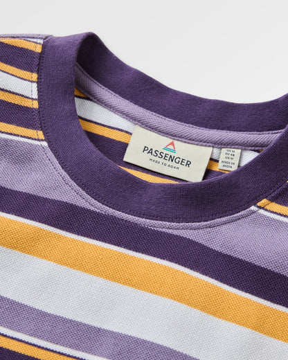 Wild Pine Stripe T-Shirt - Heather Multi Stripe - Flatlay