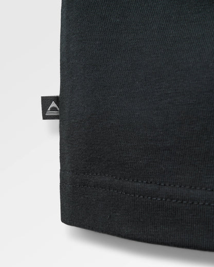 Vita Wordmark Relaxed Fit T-Shirt - Black - Flatlay