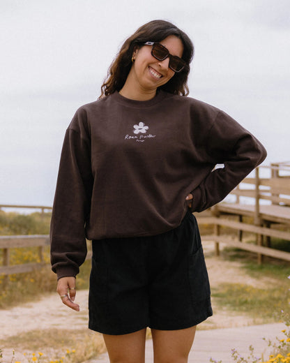 Roam Further Sweatshirt - Espresso - Lifestyle